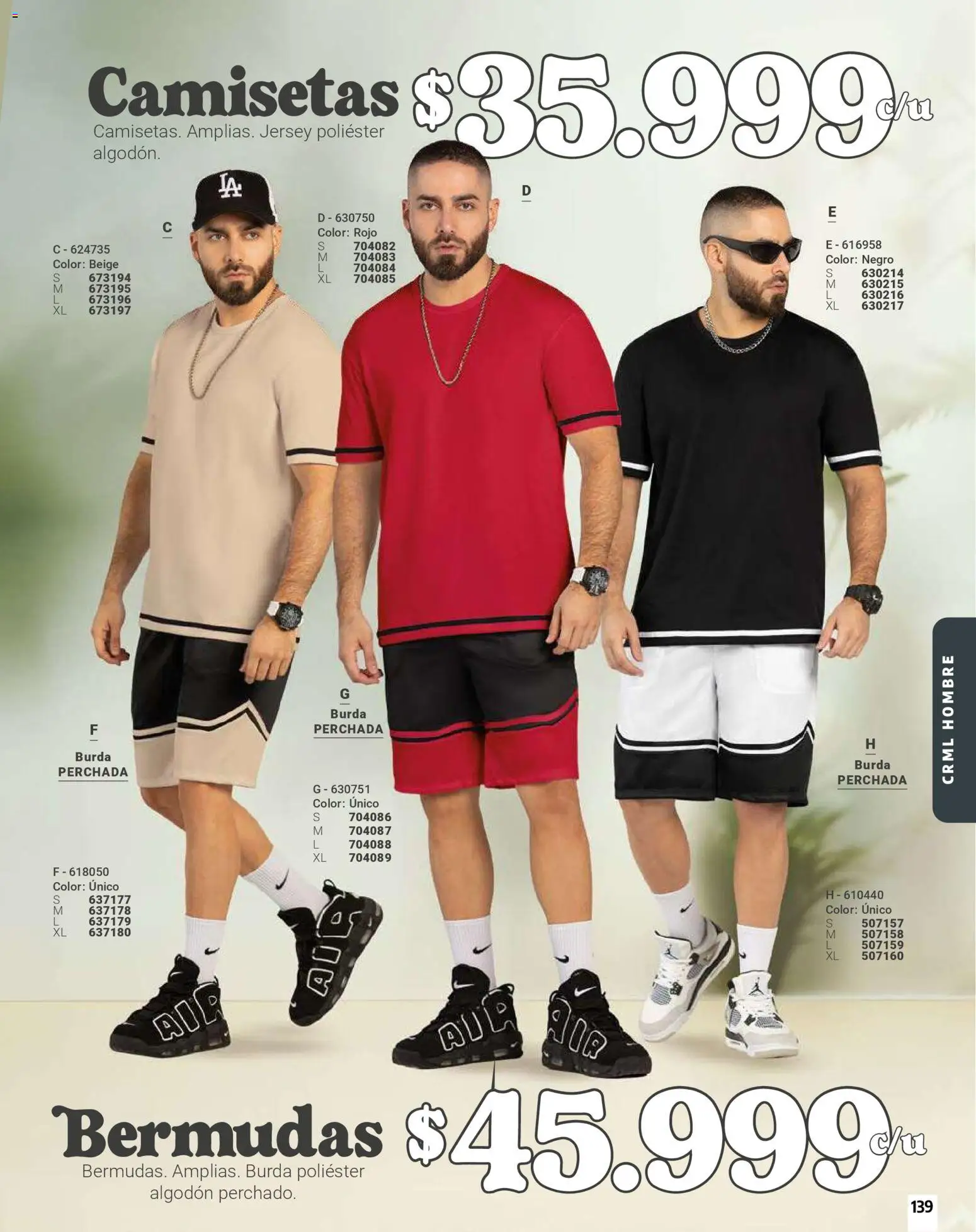 Carmel revista - valida desde el 01.03.2026 | Página: 139 | Productos: Algodón, Bermudas