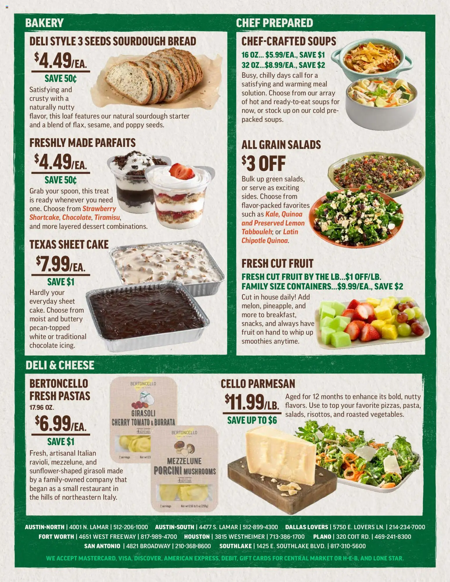 Central Market Weekly Ad - valid from 07.01.2026 | Page: 6 | Products: Mushrooms, Cheese, Lemon, Sheet