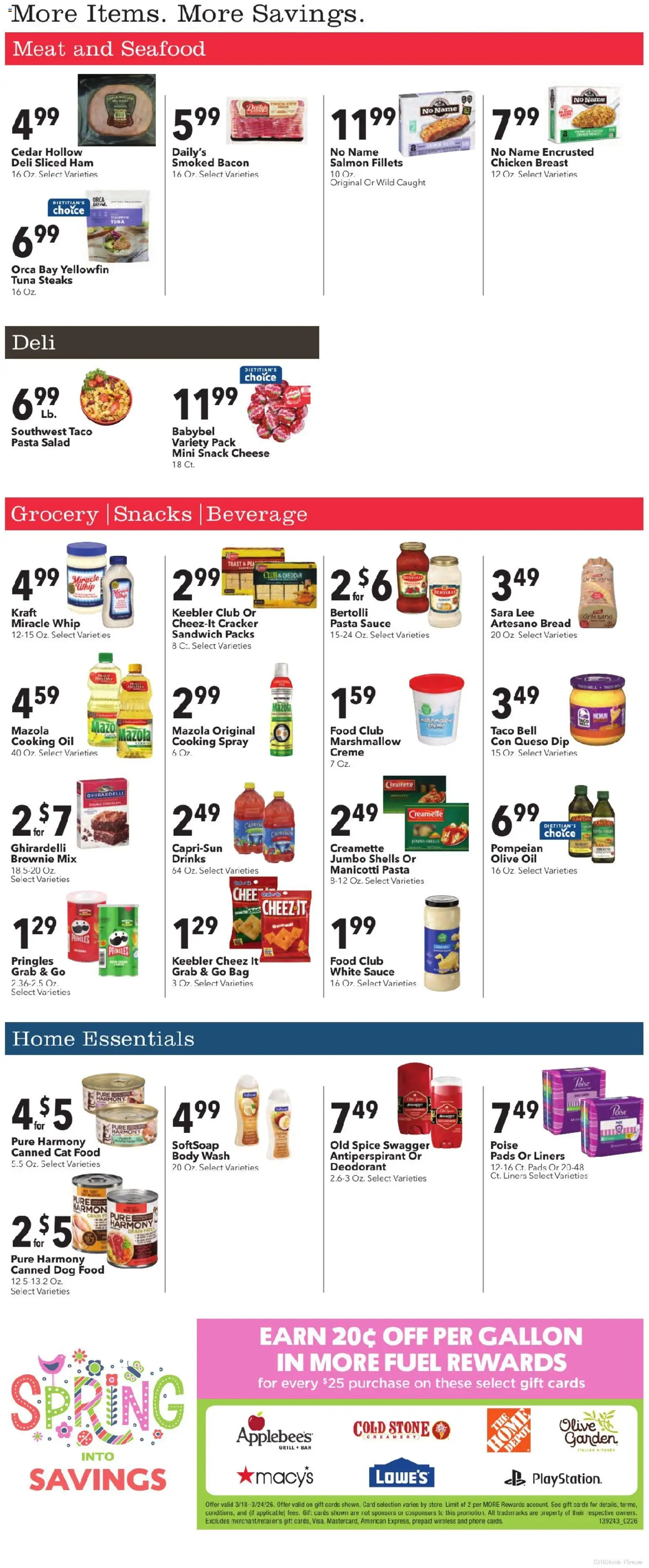Coborn's Weekly Ad - valid from 18.03.2026 | Page: 7 | Products: Pasta, Sauce, Pea, Bag