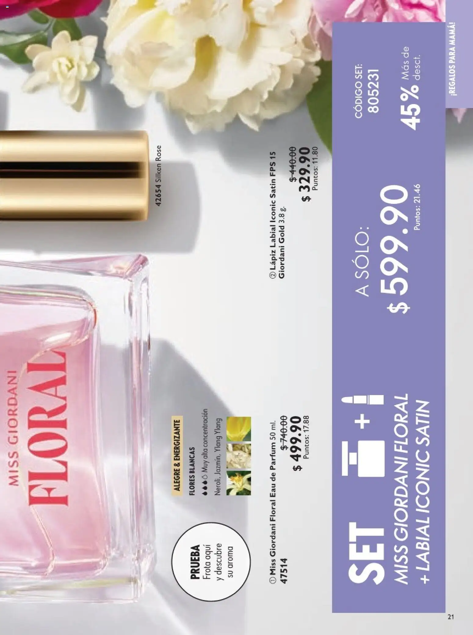 Nuevas ofertas de Oriflame válidas en toda la República Mexicana desde el 18.04.2026. ¡Encuentra las mejores ofertas en Oriflame campaña 6 2026! | Página: 21 | Productos: Lápiz labial