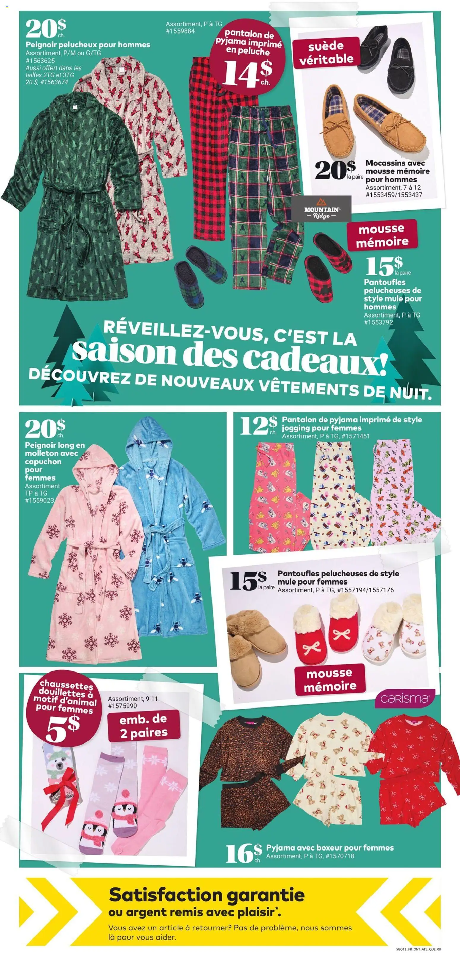 Giant Tiger flyer valid from 29.10.2025 | Page: 10 | Products: Moccasins, Shoes, Pants, Robe