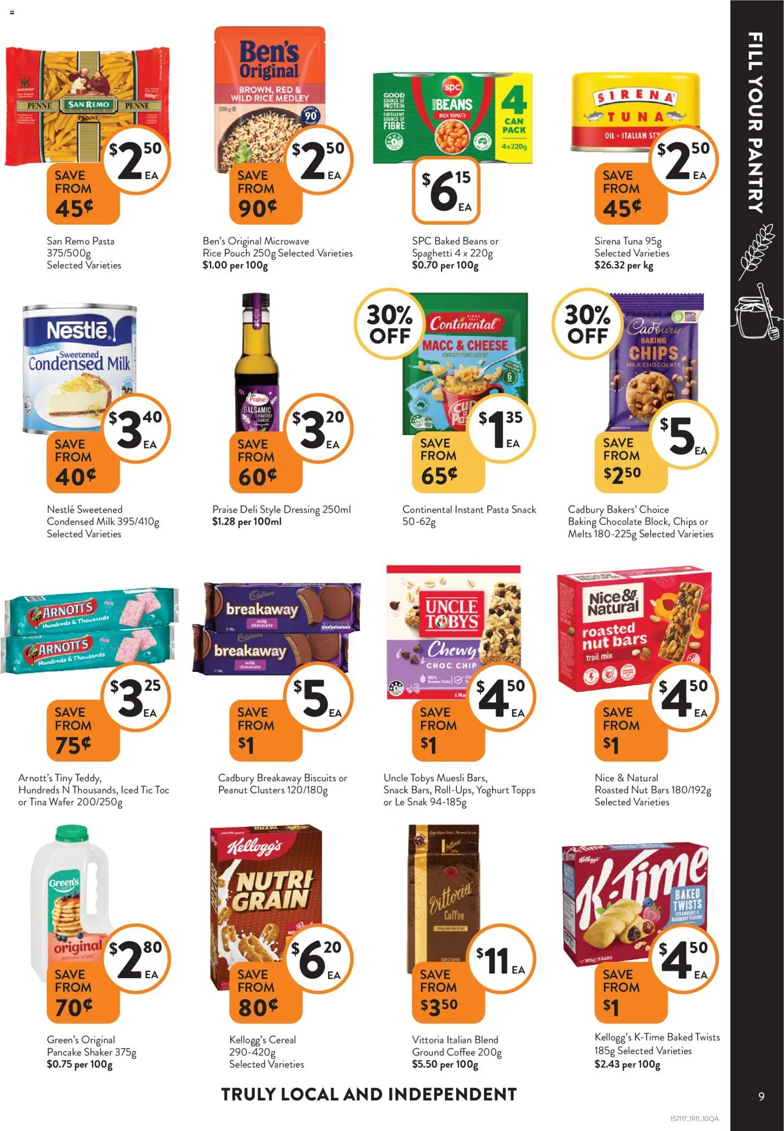 Foodworks catalogue - valid from 19.11.2025 | Page: 9 | Products: Oil, Chocolate, Rice, Cereal