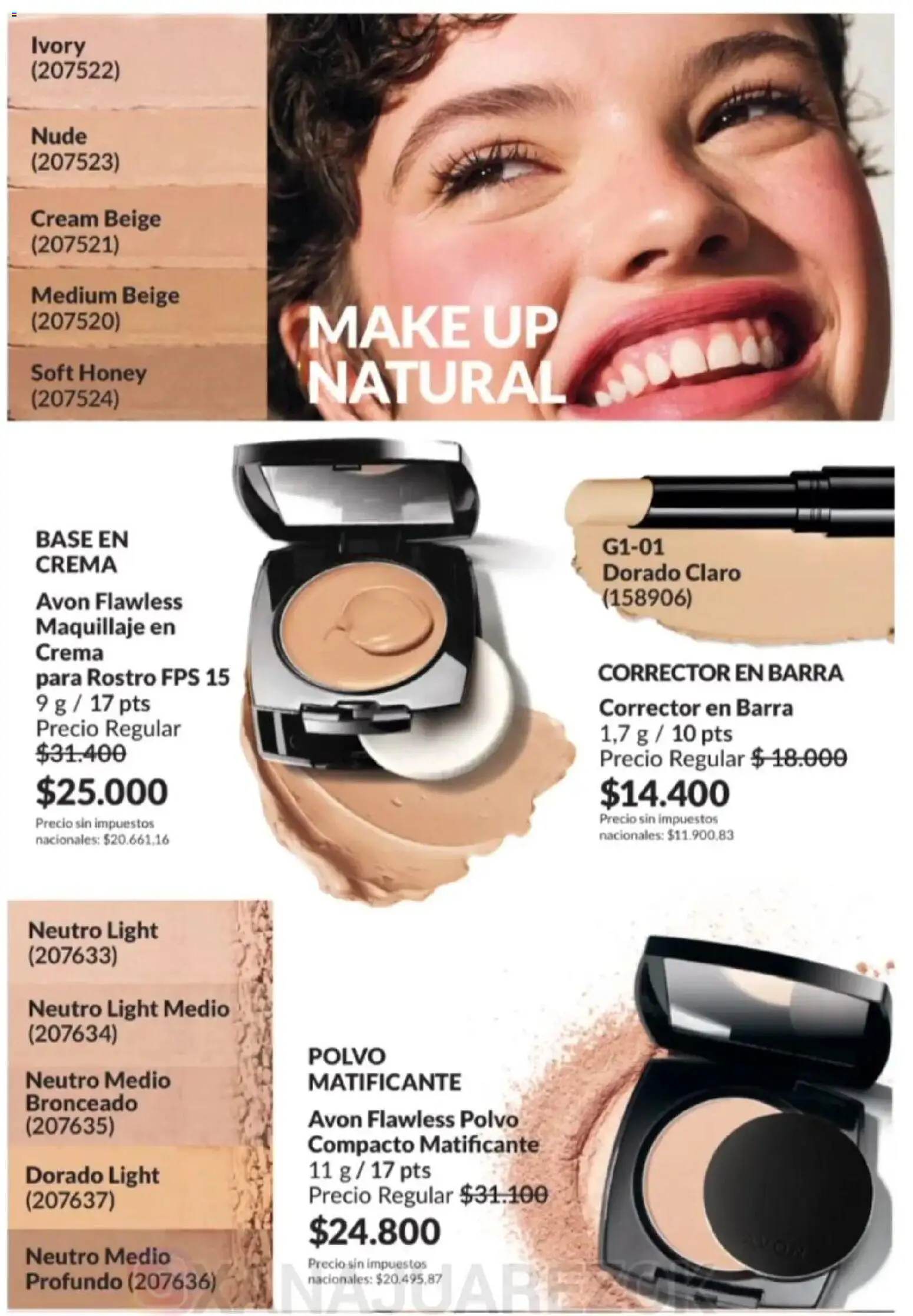 Avon - Campaña 3/2026 │ válido desde el 01.03.2026 | Página: 36 | Productos: Maquillaje, Polvo, Polvo compacto, Crema