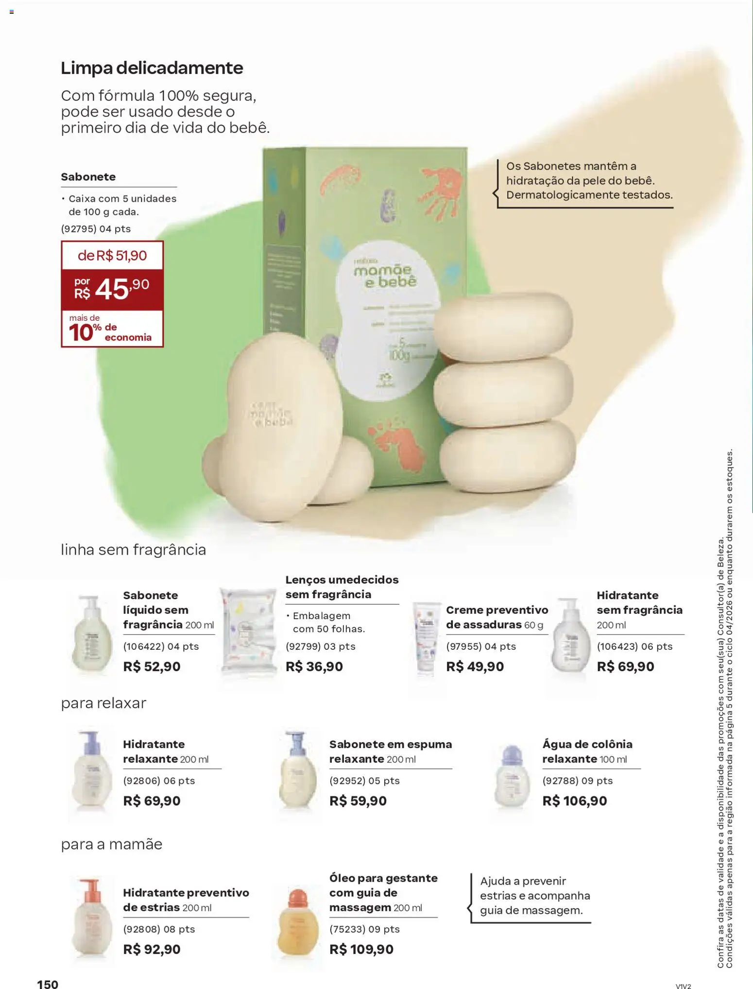Natura Folheto - válido de 19.02.2026 | Página: 150 | Produtos: Fragrância, Óleo, Creme, Sabonete