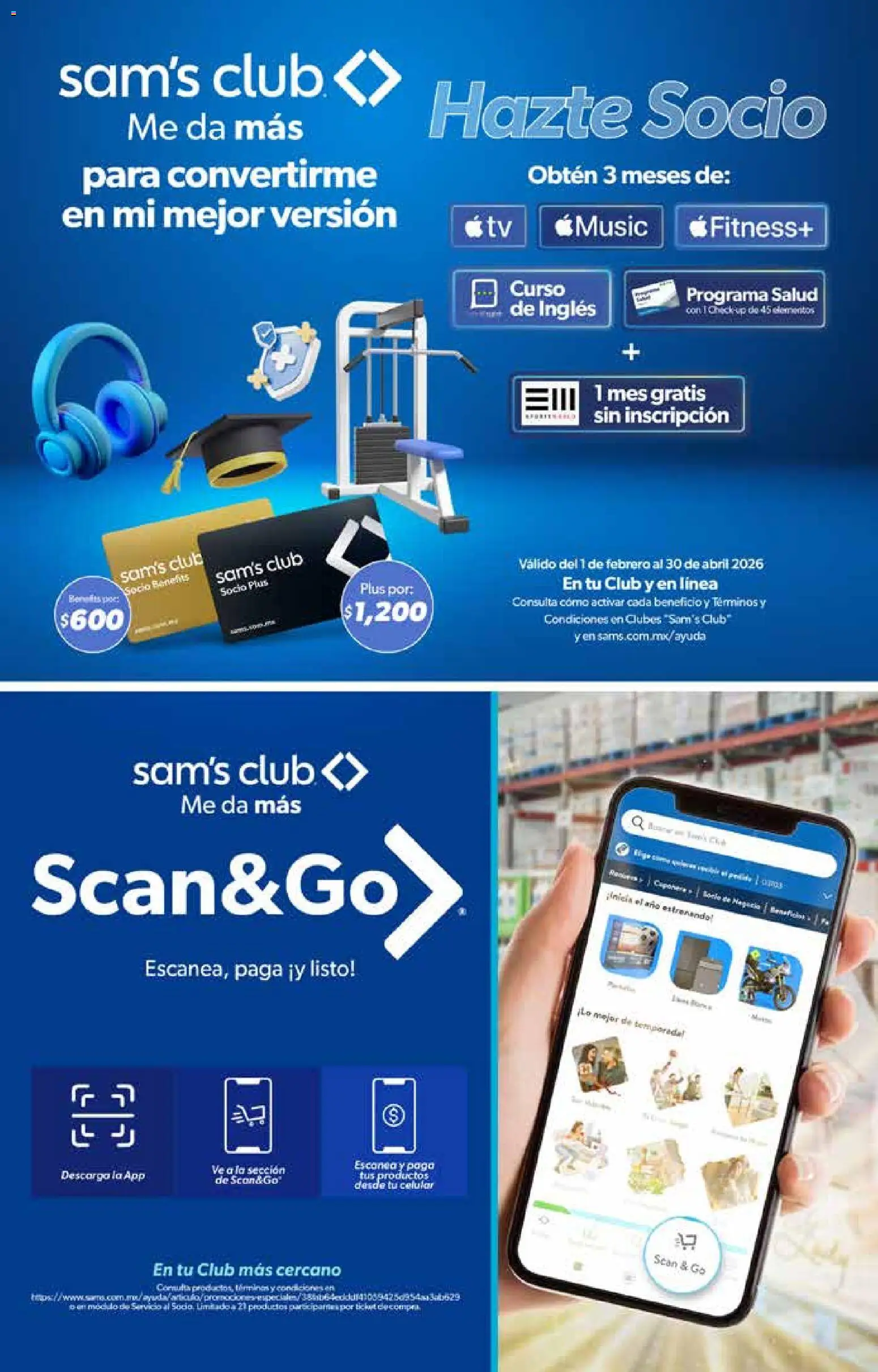 Nuevas ofertas de Sam's Club válidas en toda la República Mexicana desde el 03.03.2026. ¡Encuentra las mejores ofertas en Sam's Club catálogo! | Página: 32
