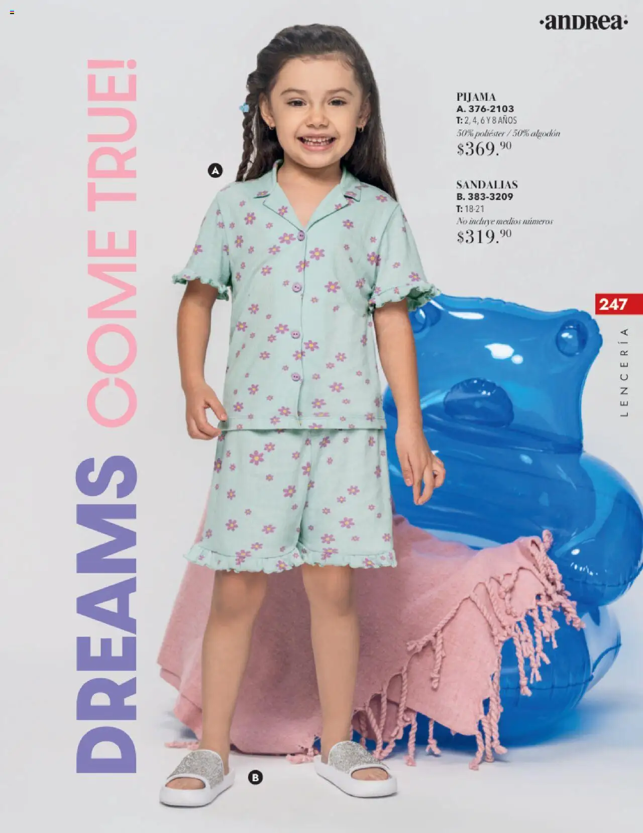Nuevas ofertas de Andrea válidas en toda la República Mexicana desde el 17.08.2025. ¡Encuentra las mejores ofertas en Andrea - Catálogo Tropical Otoño / Invierno! | Página: 247 | Productos: Pijama, Algodón, Sandalias, Lenceria