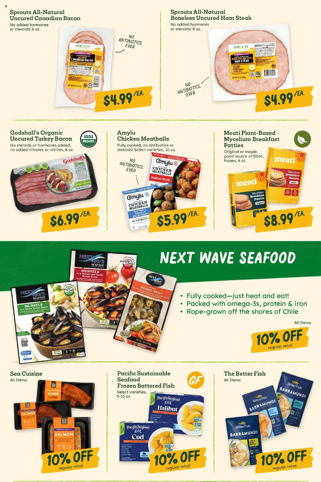 Sprouts Monthly Ad - valid from 24.09.2025 | Page: 26 | Products: Box, Butter, Fish, Salt