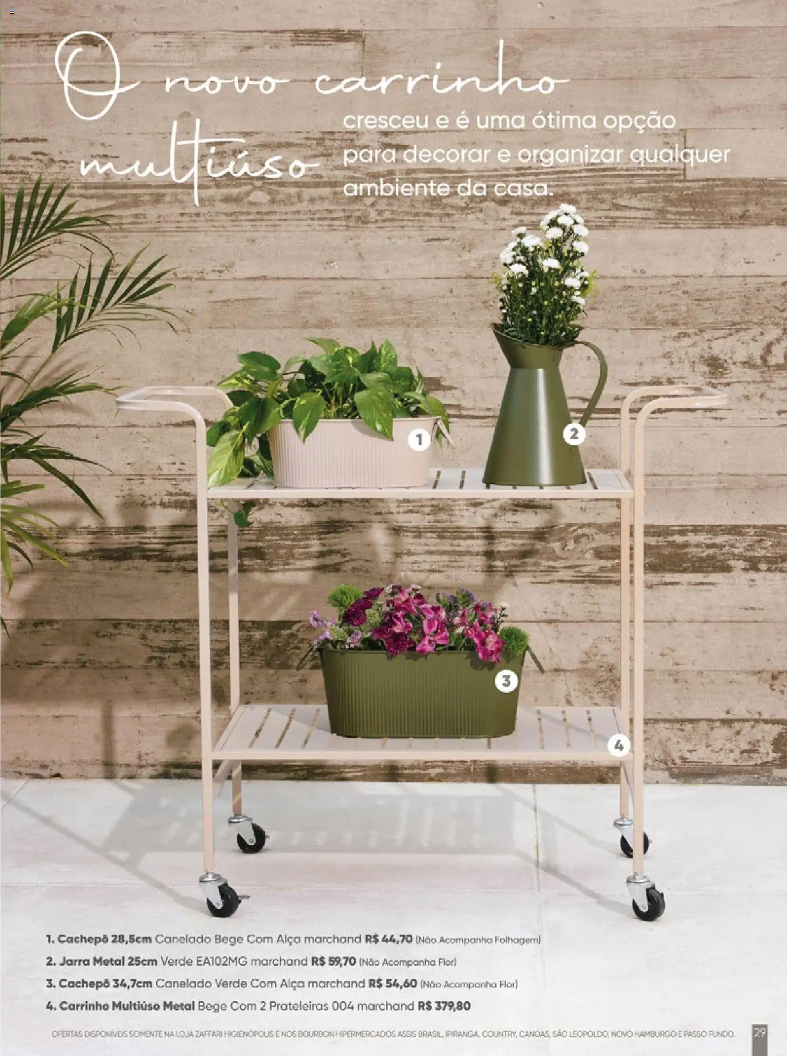 Zaffari Folheto - válido de 27.11.2025 | Página: 29 | Produtos: Carrinho, Jarra