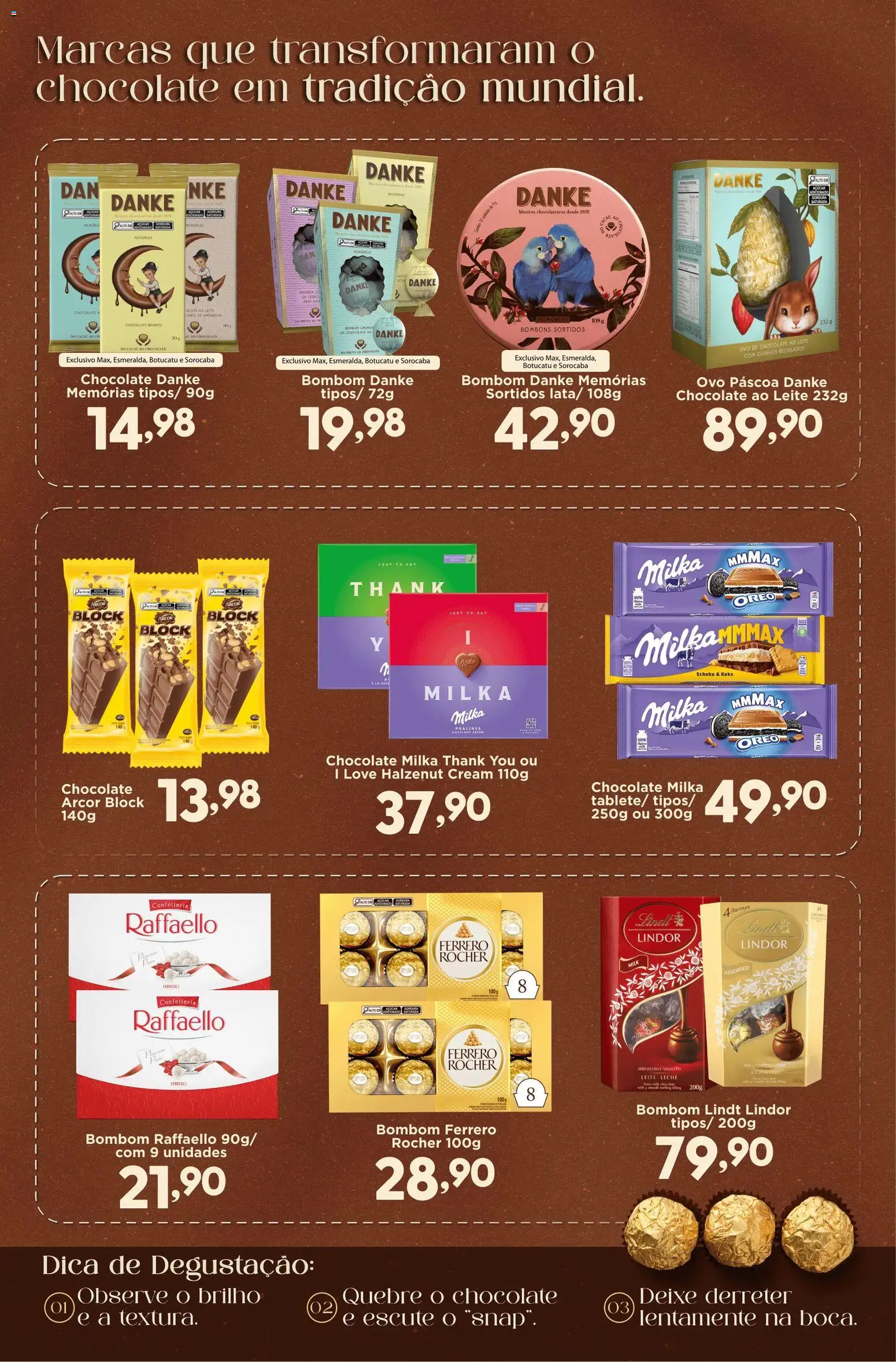 Confiança Folheto - válido de 09.03.2026 | Página: 2 | Produtos: Leite, Chocolate, Açúcar, Bombom