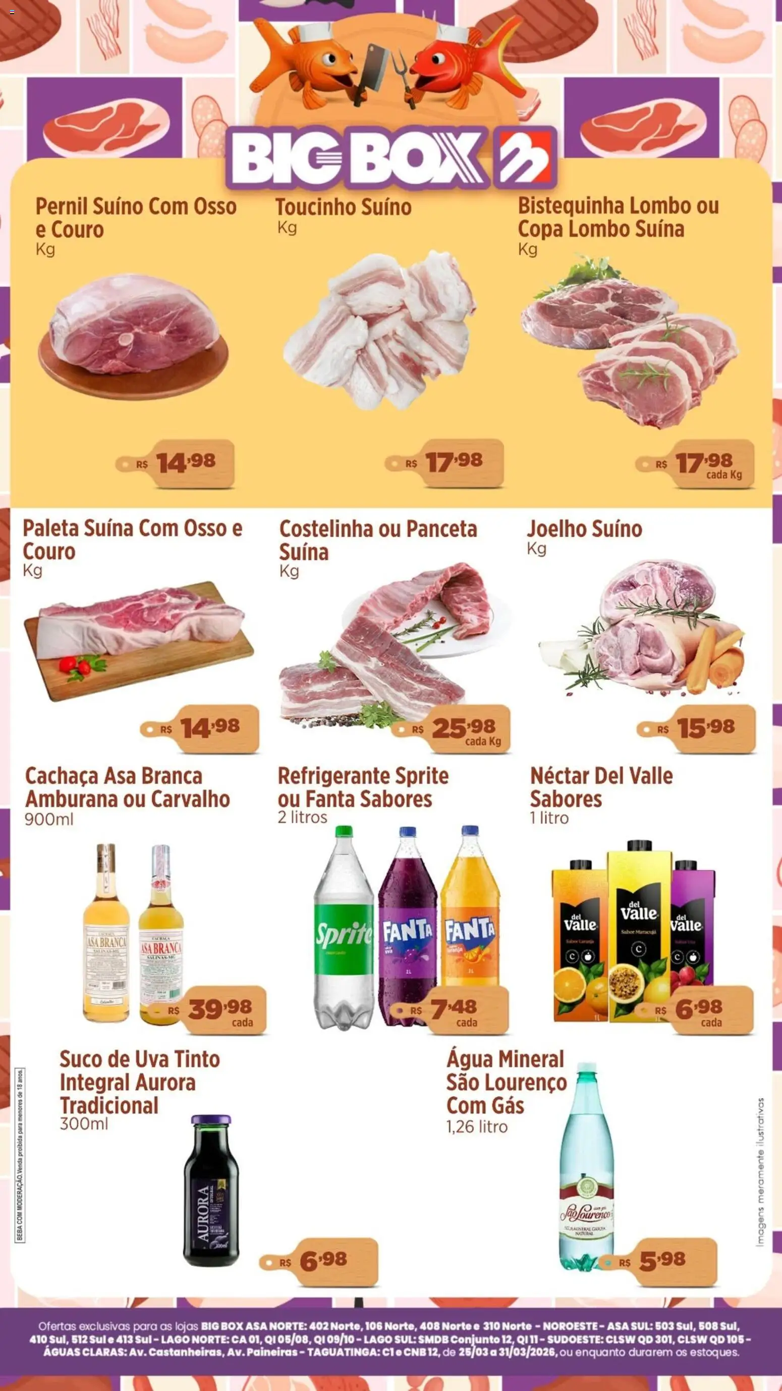 Big Box Folheto - válido de 25.03.2026 | Página: 3 | Produtos: Maracujá, Suco, Copa, Água mineral