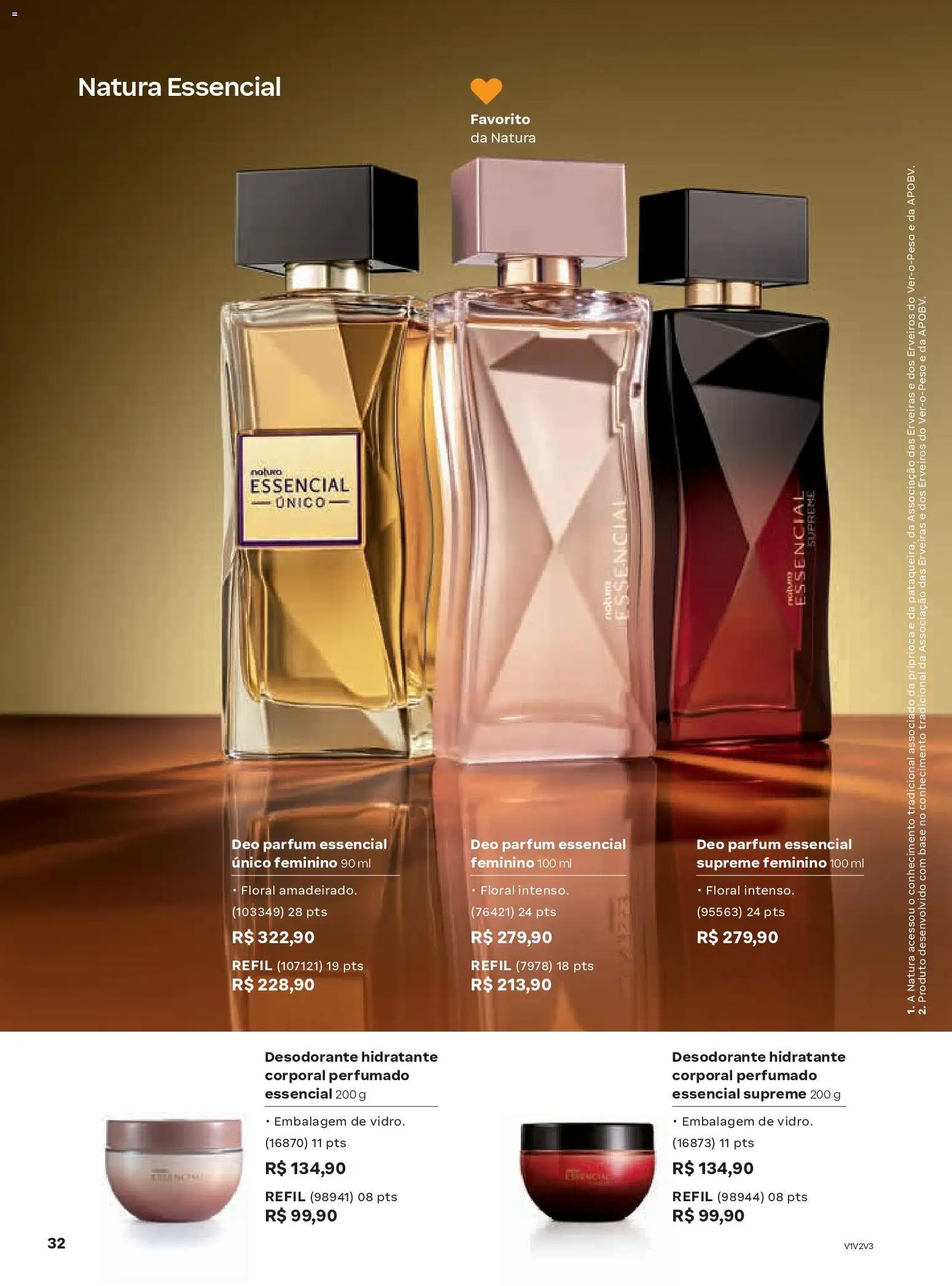 Natura Folheto - válido de 13.01.2026 | Página: 32 | Produtos: Hidratante corporal, Desodorante, Base