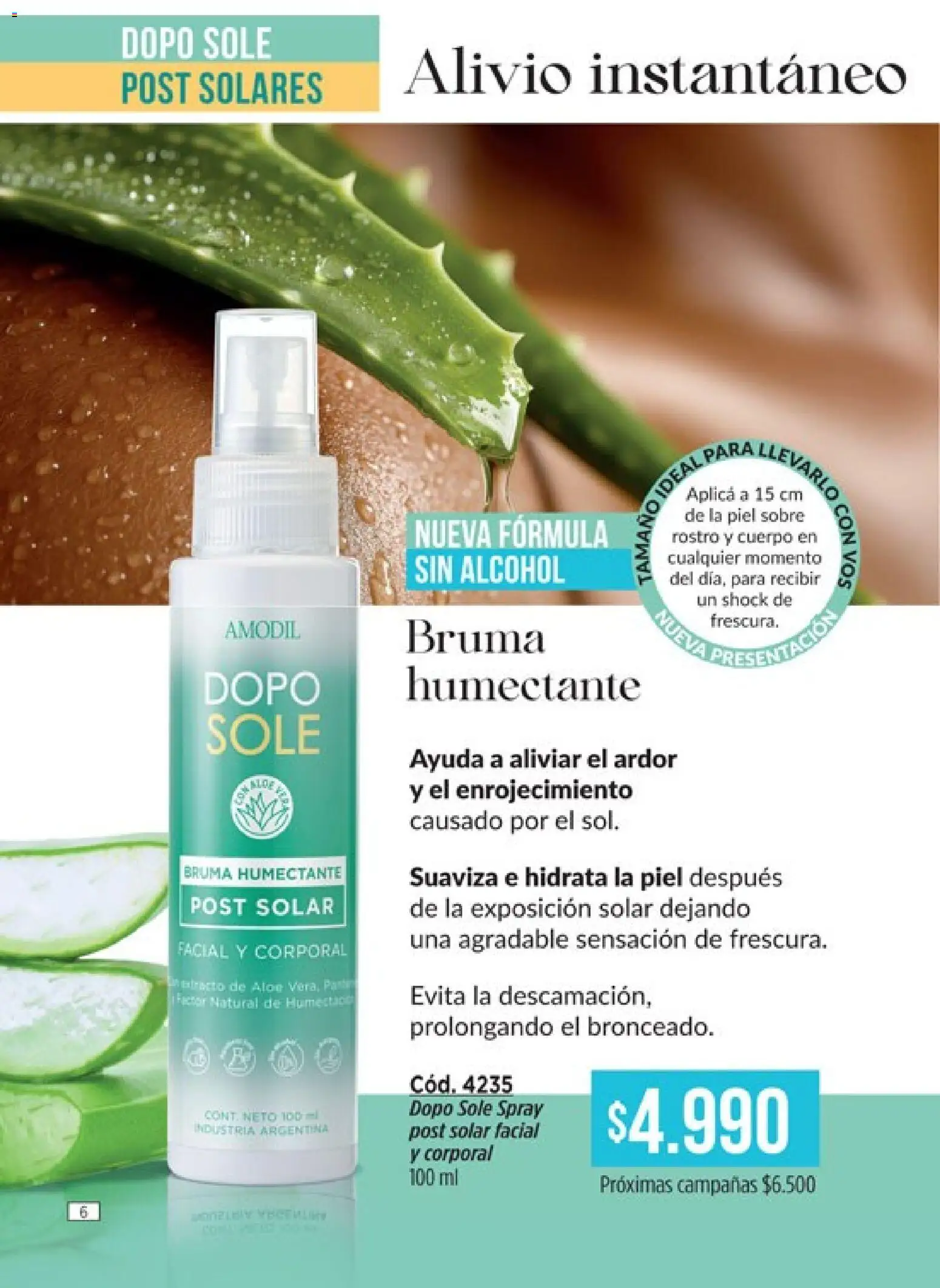 Amodil - Campaña 18/2025 │ válido desde el 30.11.2025 | Página: 6 | Productos: Sobre, Bruma