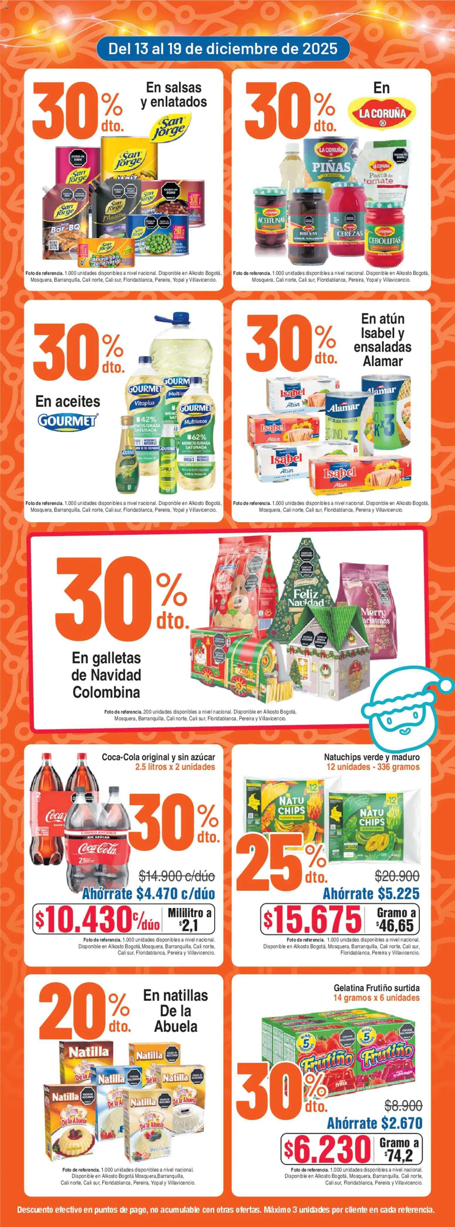 Alkosto revista - valida desde el 13.12.2025 | Página: 4 | Productos: Pasta, Galletas, Fríjoles, Pasta de tomate