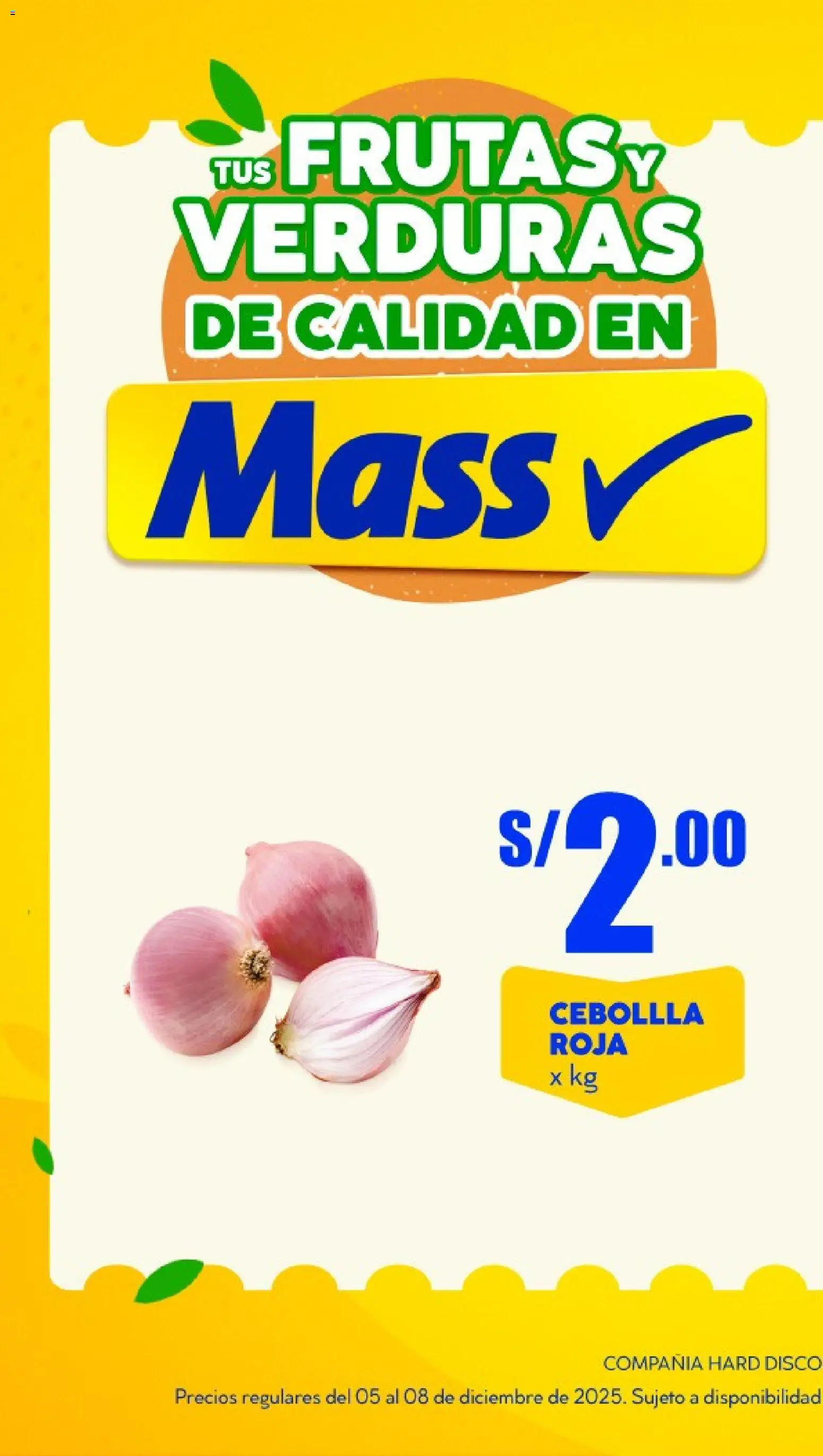 Catálogo Mass válido desde 05.12.2025 | Página: 1 | Productos: Disco