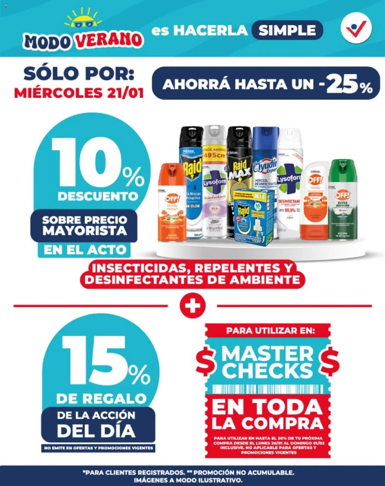 Vital - Sólo por │ válido desde el 21.01.2026 | Página: 1 | Productos: Desinfectante, Sobre