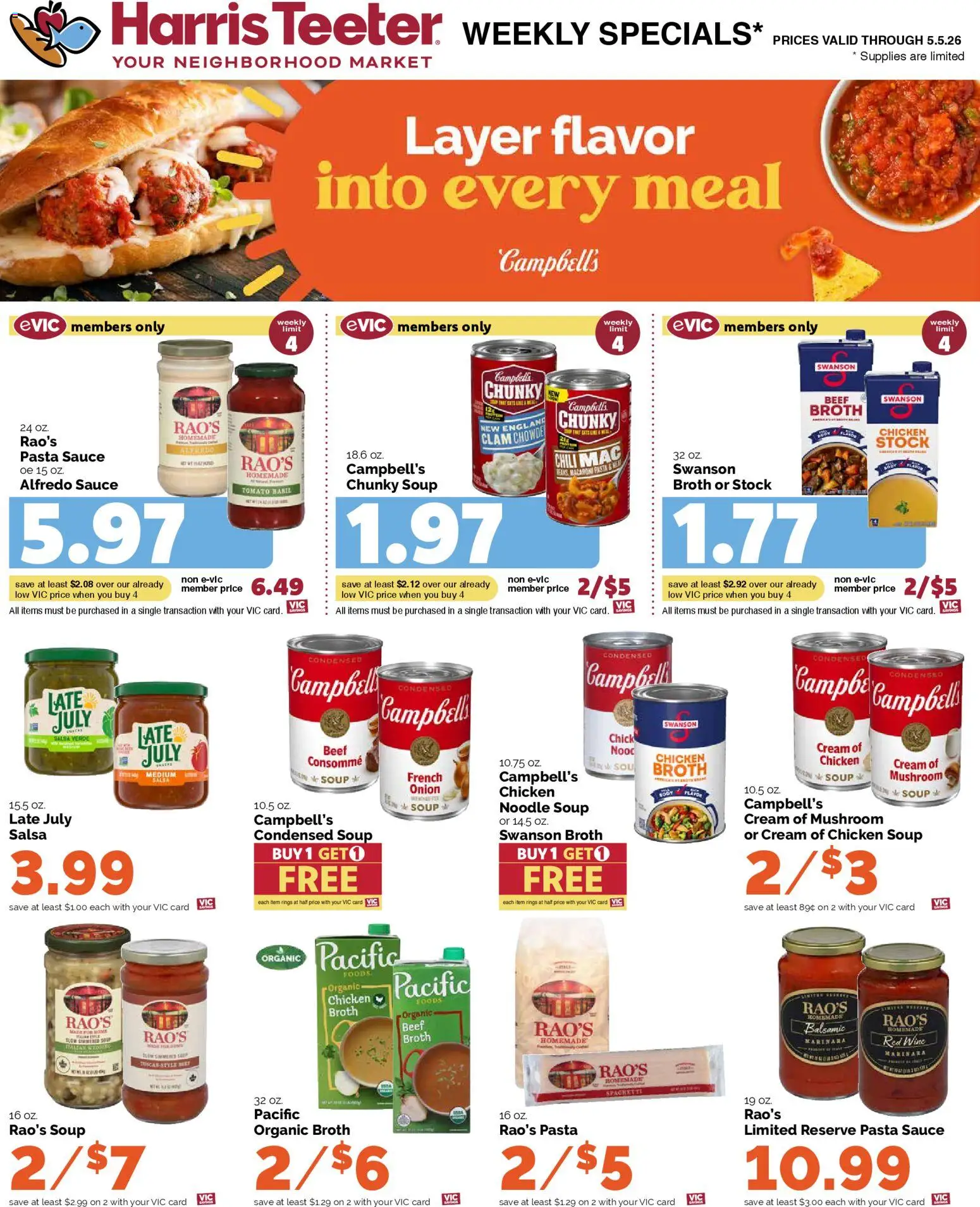 Harris Teeter Weekly Ad - NC - valid from 29.04.2026 | Page: 13 | Products: Wine, Beef, Cream, Onion