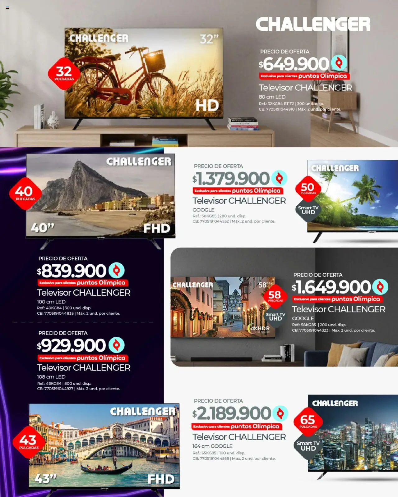 Olímpica revista - valida desde el 18.10.2025 | Página: 7 | Productos: Televisor