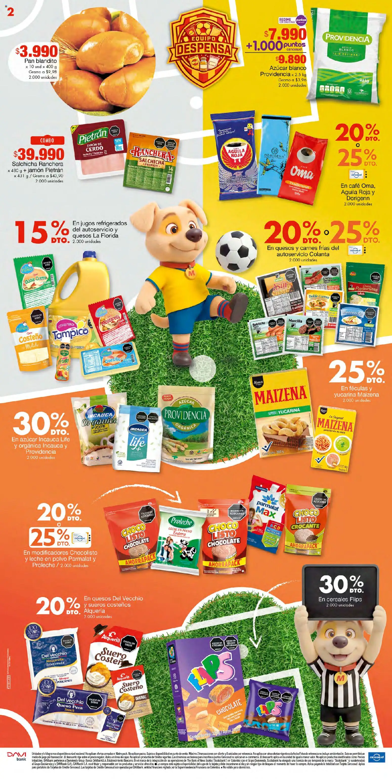 Metro revista - valida desde el 10.04.2026 | Página: 2 | Productos: Cerdo, Leche en polvo, Pan, Café