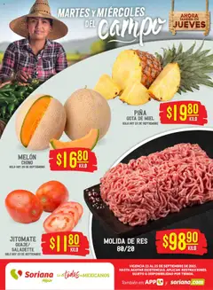 Vista previa de Soriana - Martes y Miércoles del Campo Híper: Juárez, nuevo folleto de la tienda, válido en México a partir del 23.09.2025
