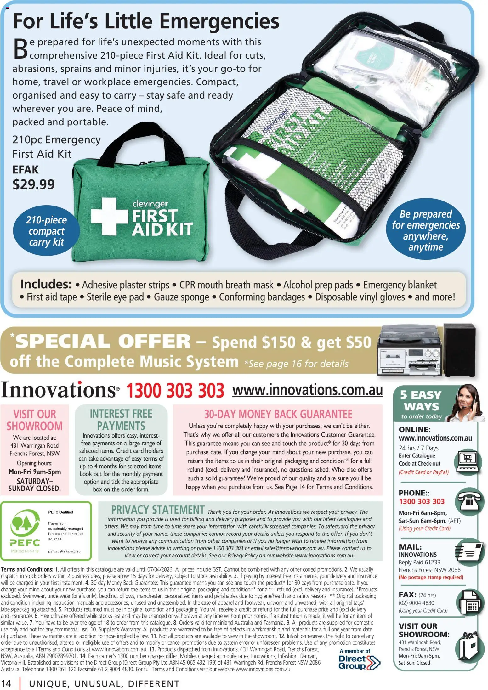 Innovations catalogue - valid from 25.02.2026 | Page: 14 | Products: Phone, Domestic, Fax, Safe