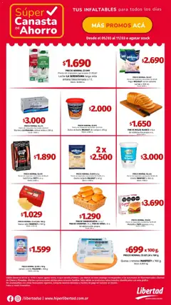 Vista previa Hipermercado Libertad catálogo válido desde el 05.03.2026
