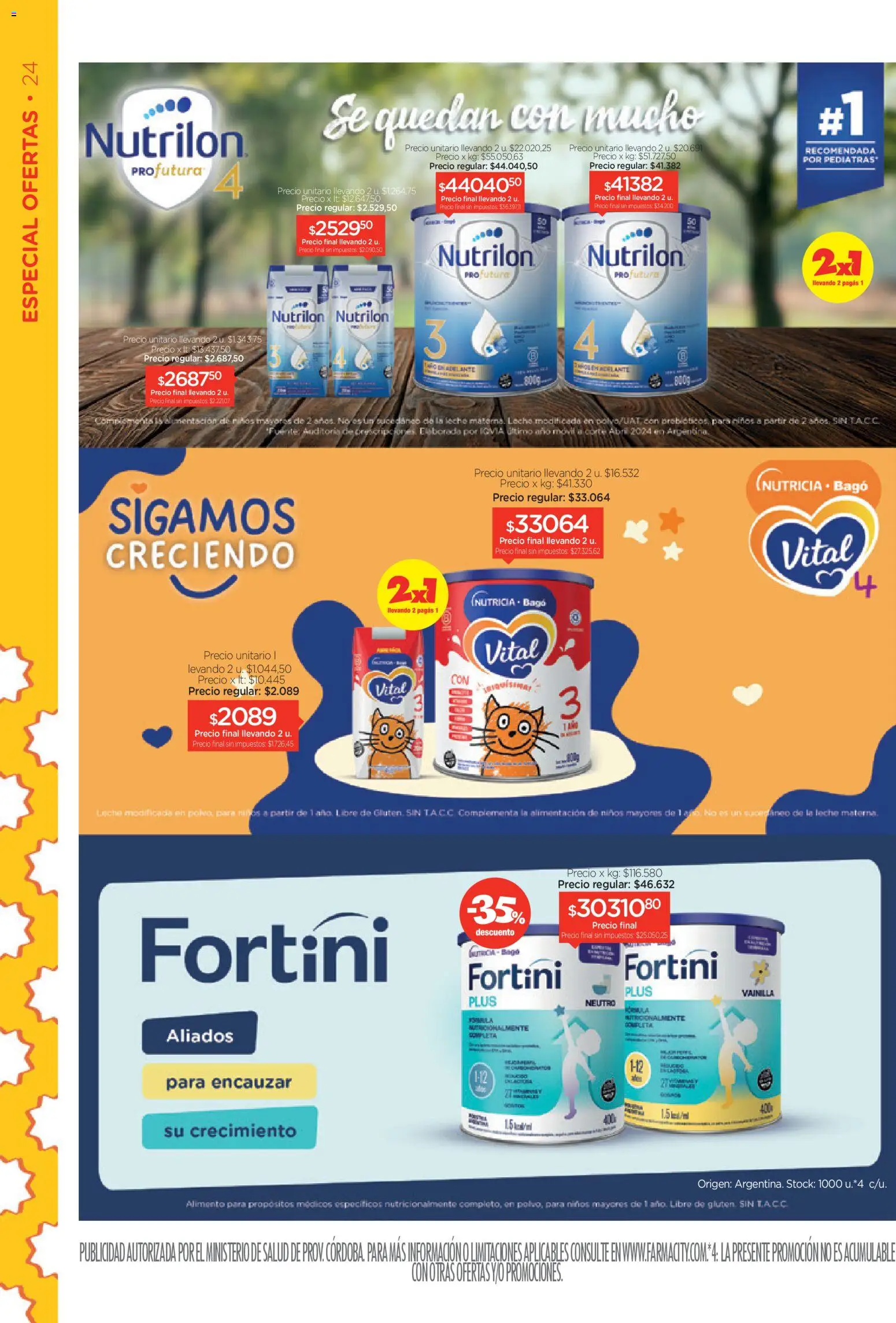Farmacity catálogo │ válido desde el 03.03.2026 | Página: 24 | Productos: Movil, Fuente, Leche