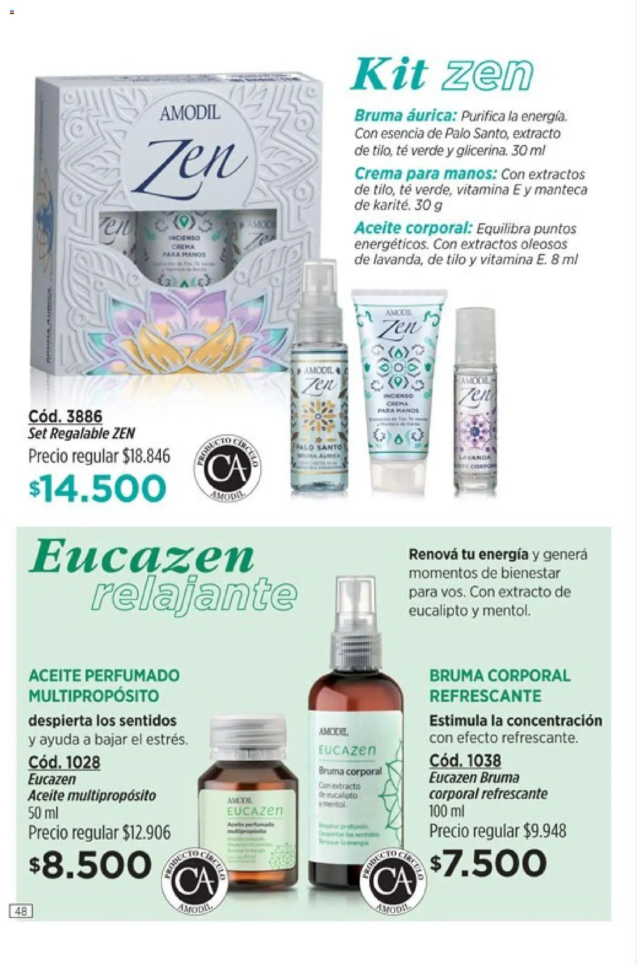 Catálogo Amodil Campaña 12 │ válido desde el 26.06.2025 | Página: 48 | Productos: Bruma, Manteca, Té, Crema