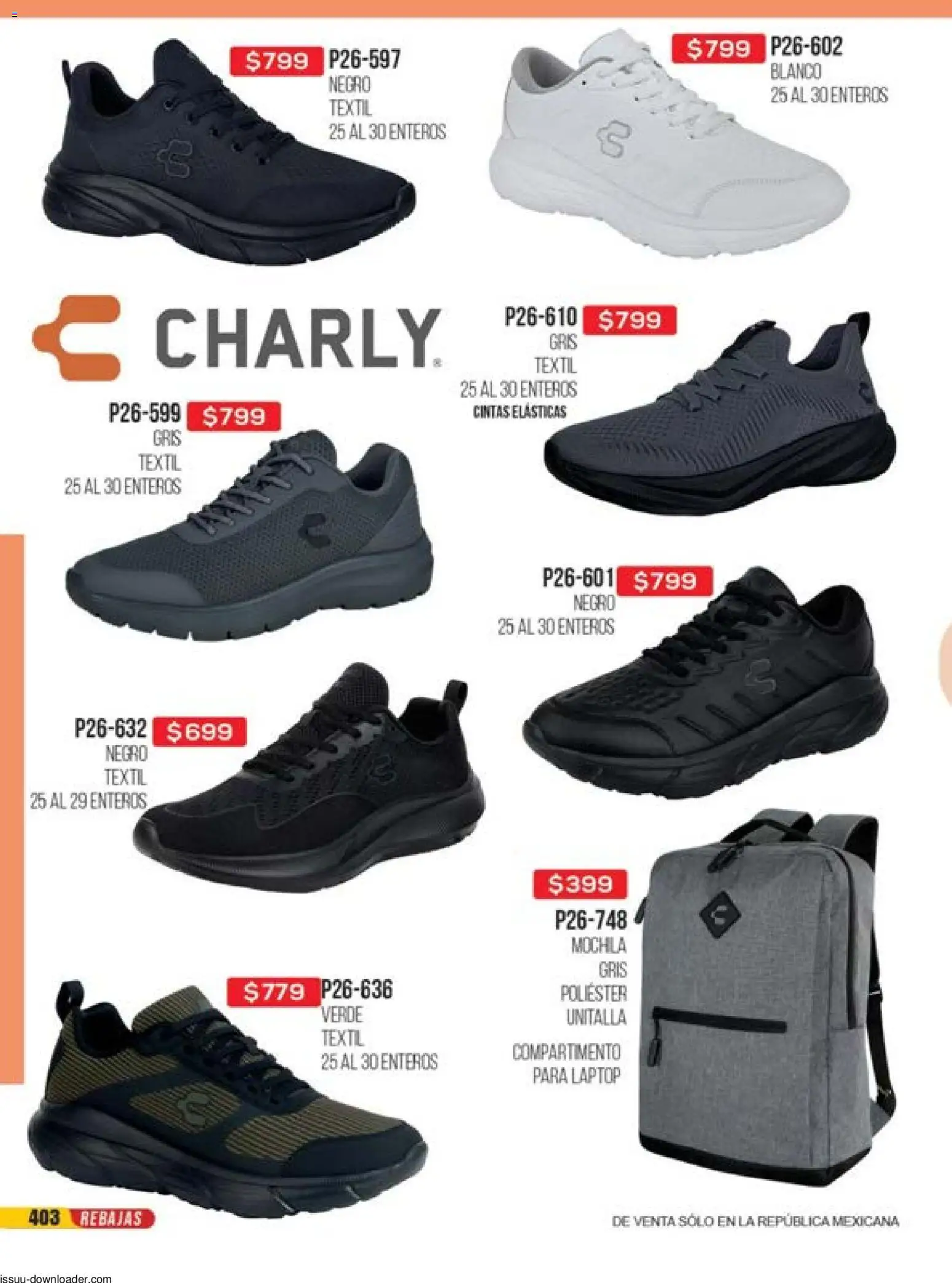 Nuevas ofertas de Cklass válidas en toda la República Mexicana desde el 31.10.2025. ¡Encuentra las mejores ofertas en Cklass catálogo Súper Rebajas Calzado! | Página: 404