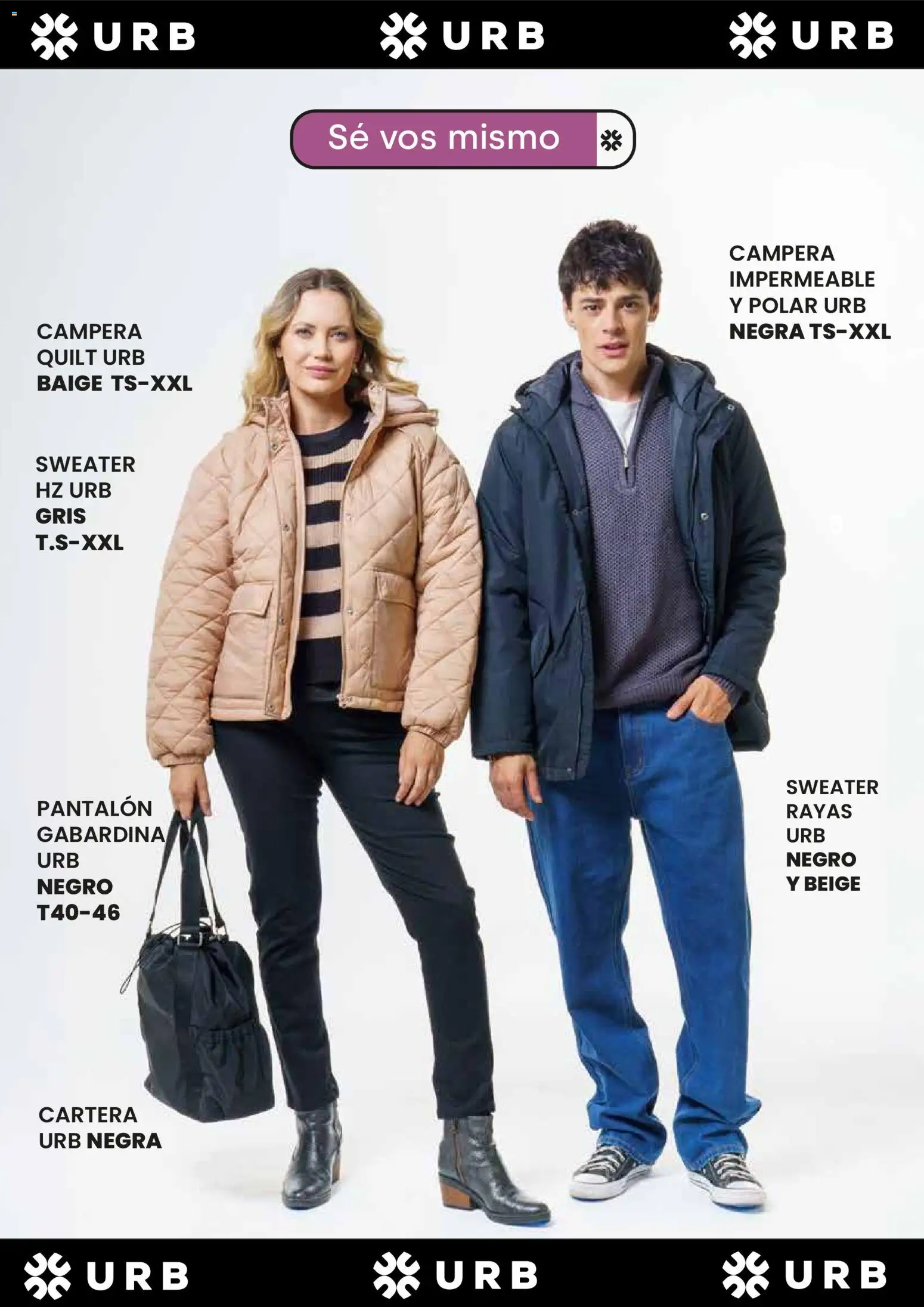 Jumbo - Catálogo URB | Otoño & Invierno │ válido desde el 17.04.2026 | Página: 5 | Productos: Sweater, Cartera, Campera