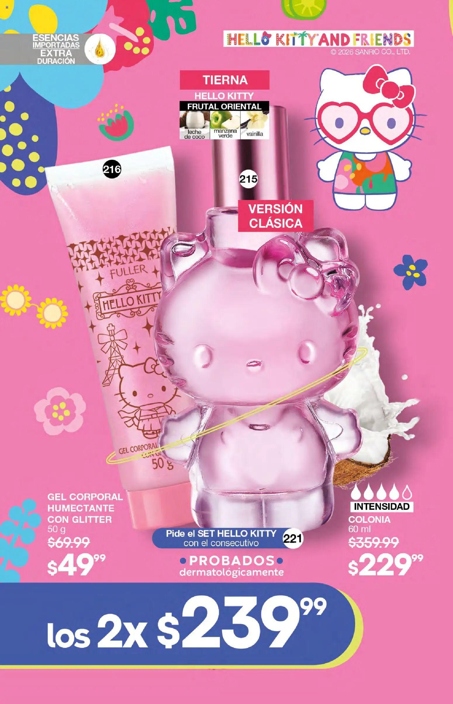 Nuevas ofertas de Fuller válidas en toda la República Mexicana desde el 18.03.2026. ¡Encuentra las mejores ofertas en Fuller campaña 25 2026! | Página: 102 | Productos: Gel corporal, Manzana, Glitter, Esencias