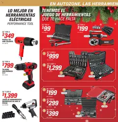 Vista previa de AutoZone catálogo, nuevo folleto de la tienda, válido en México a partir del 23.11.2025 | Página: 2 | Productos: Taladro, Juego, Té