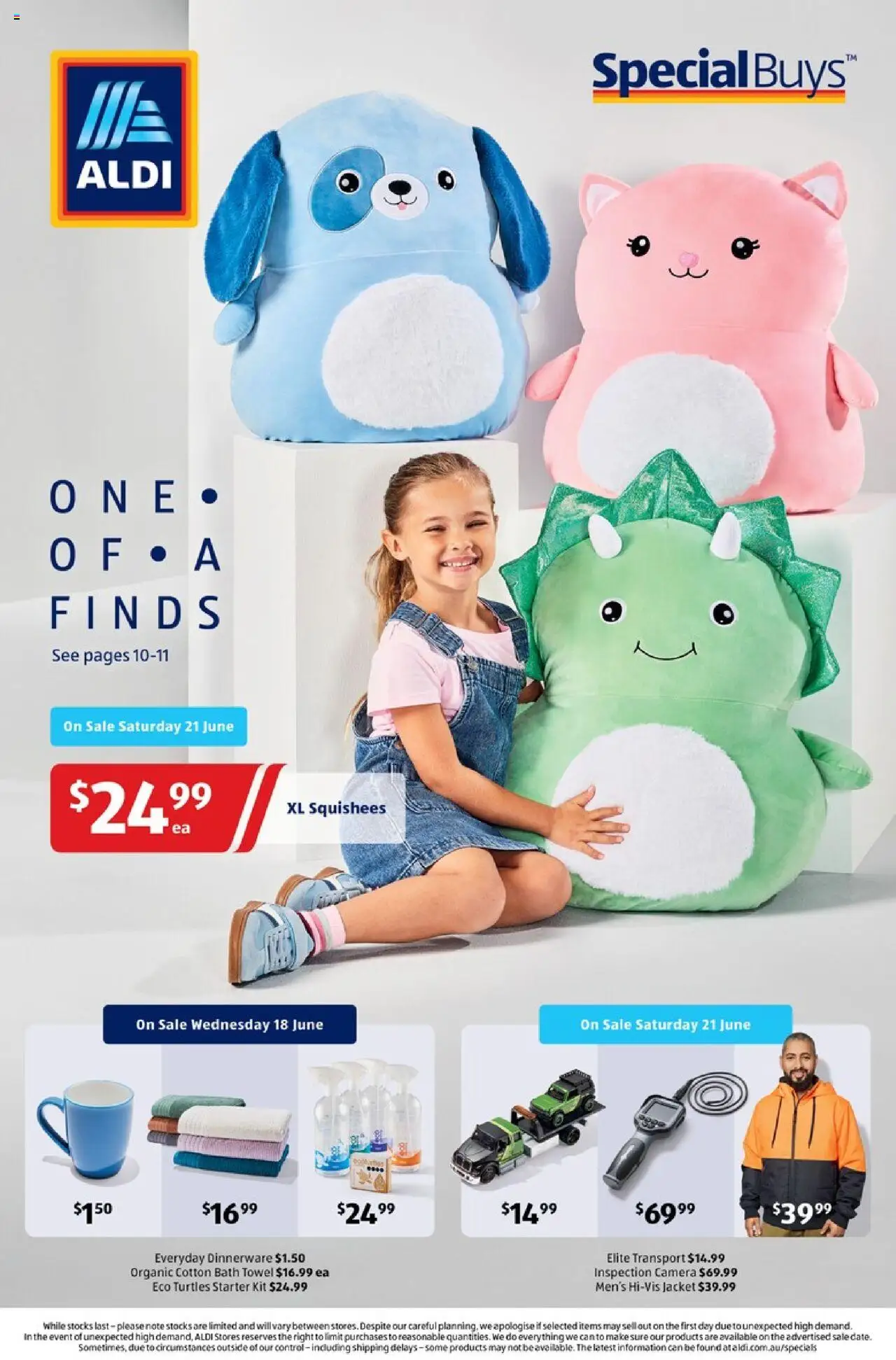 Aldi catalogue - valid from 18.06.2025 | Page: 1 | Products: Bath, Jacket, Camera