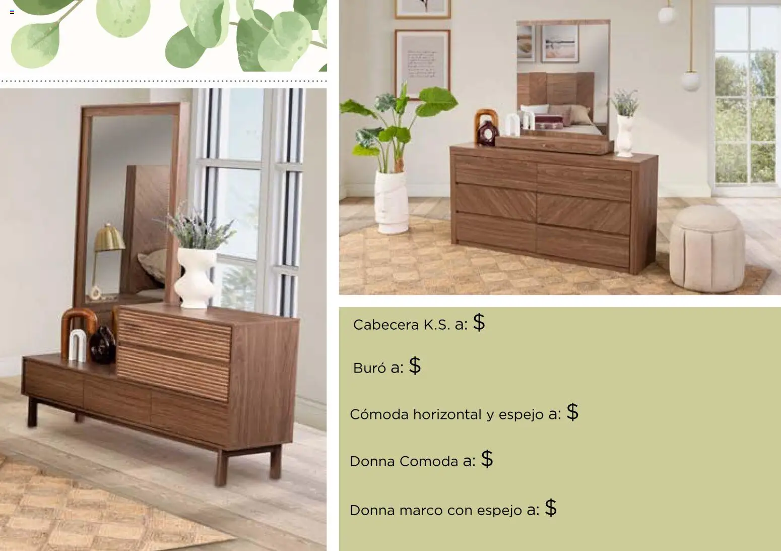 Nuevas ofertas de Muebles Dico válidas en toda la República Mexicana desde el 05.01.2026. ¡Encuentra las mejores ofertas en Muebles Dico catálogo Dico Life ! | Página: 35 | Productos: Cabecera, Buró, Espejo
