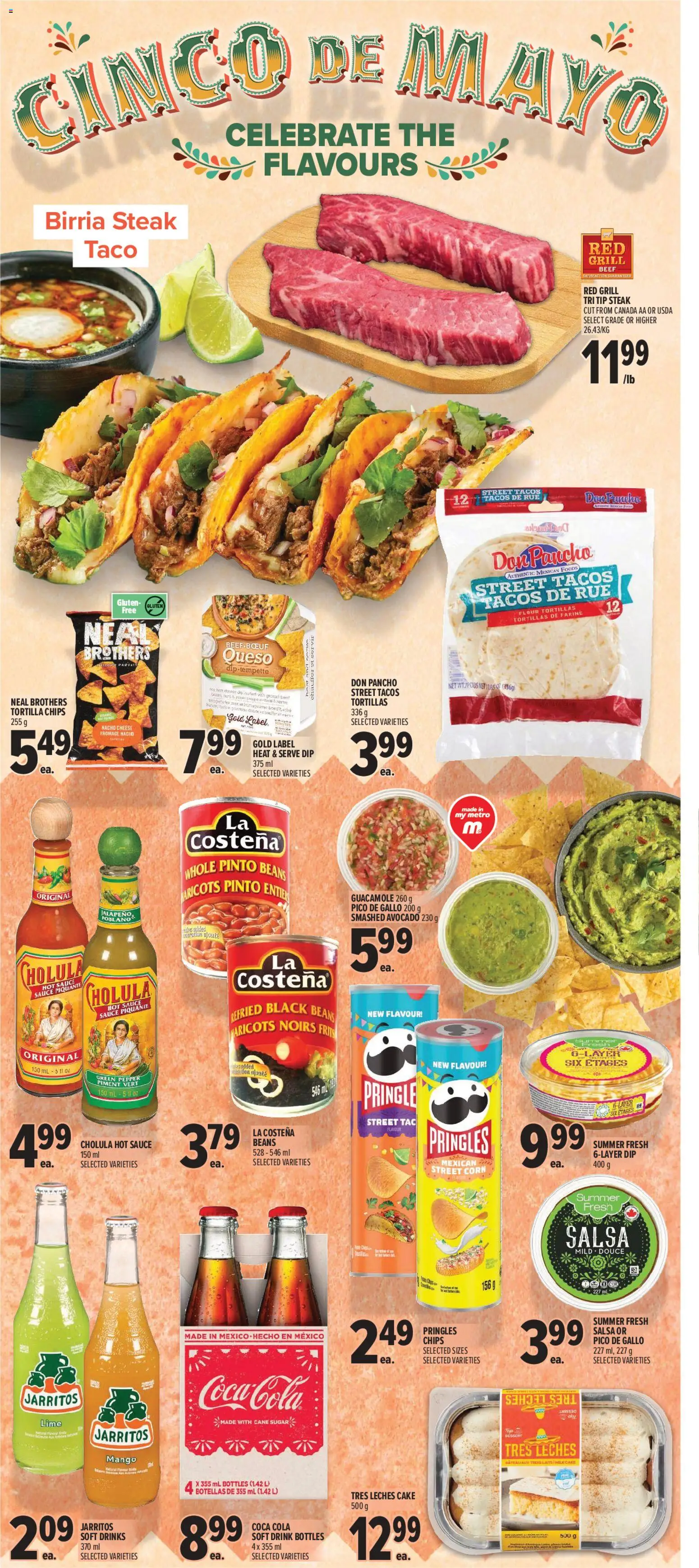 Metro flyer valid from 30.04.2026 | Page: 8 | Products: Beef, Chips, Milk, Cheese