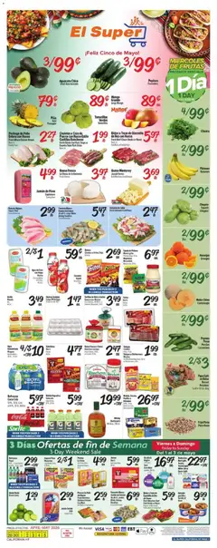 Preview of El Super weekly ads valid from 29.04.2026