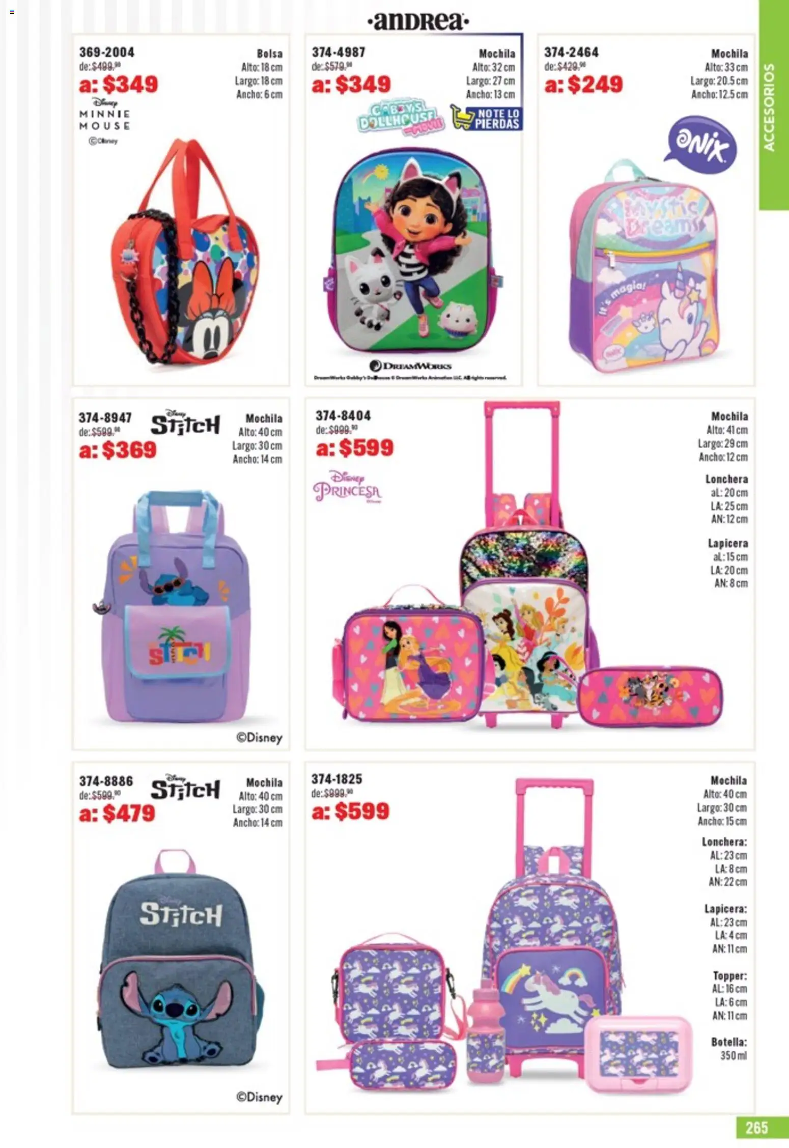 Nuevas ofertas de Andrea válidas en toda la República Mexicana desde el 05.04.2026. ¡Encuentra las mejores ofertas en Andrea catálogo Outlet! | Página: 265 | Productos: Bolsa, Mochila, Mouse, Botella