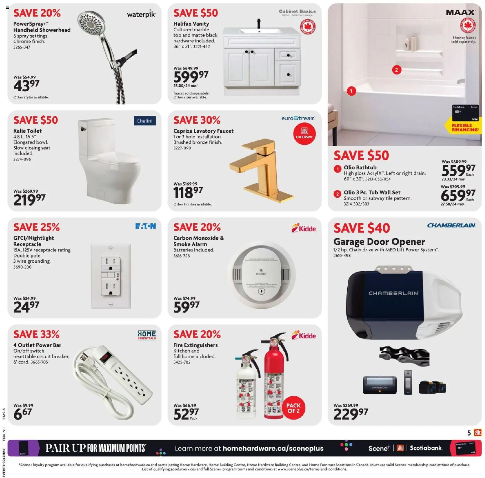 Home Hardware flyer valid from 20.11.2025 | Page: 6 | Products: Cabinet, Shower