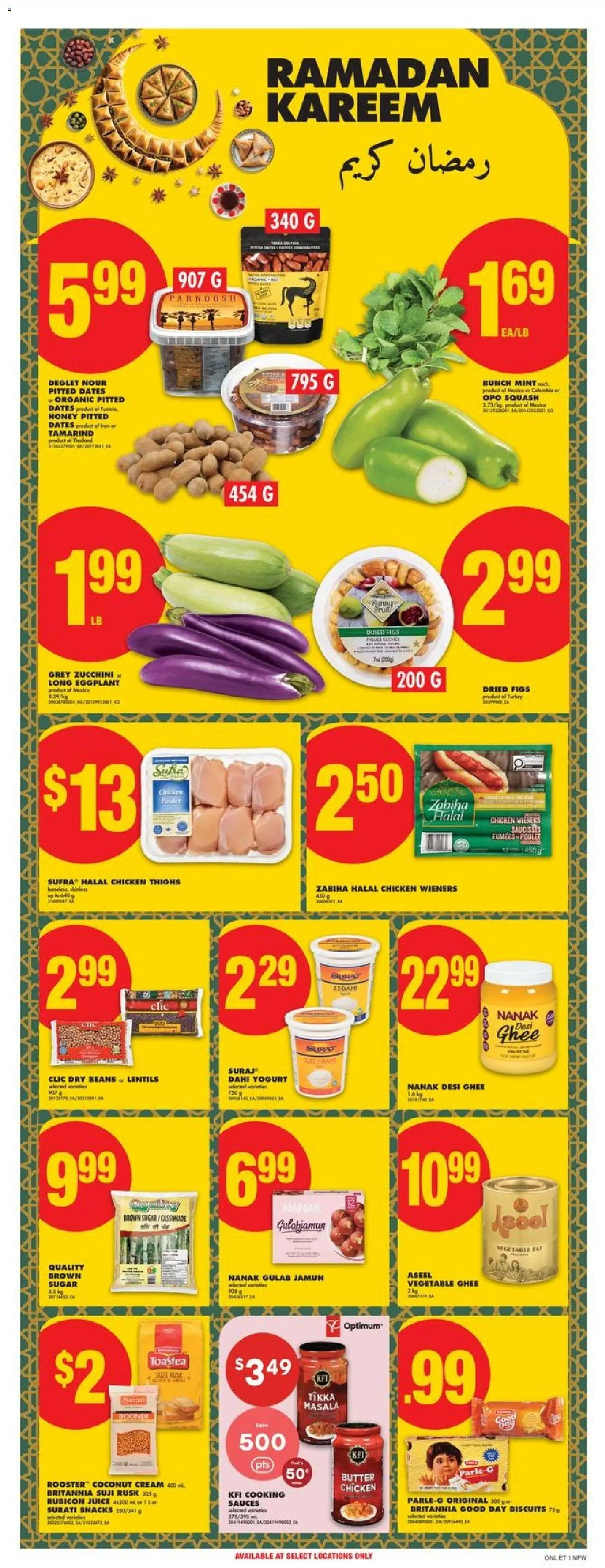 No Frills flyer valid from 12.03.2026 | Page: 13 | Products: Turkey, Iron, Butter, Chicken