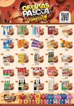 Cometa Supermercados ofertas Páscoa  - Pré-Visualização do folheto da loja Cometa Supermercados, válido de 01.04.2026