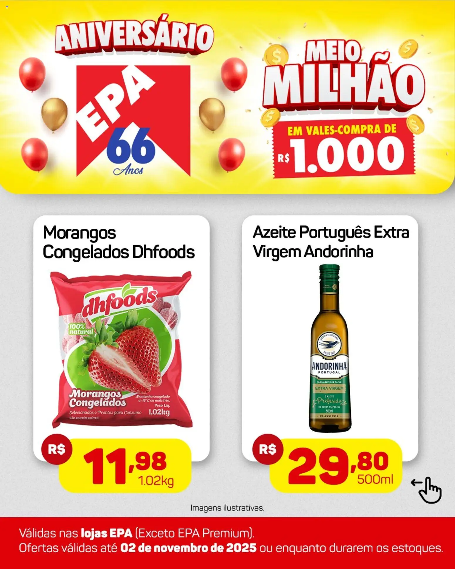 EPA Folheto - válido de 27.10.2025 | Página: 3 | Produtos: Morangos, Azeite