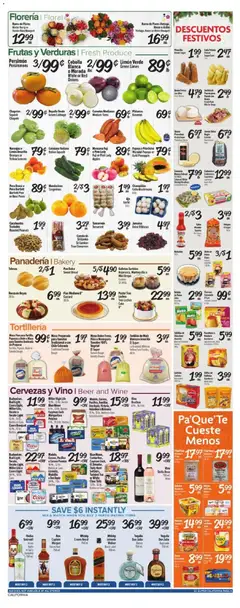 Preview of El Super weekly ads valid from 03.12.2025 | Page: 4 | Products: Pan, Beer, Apples, Pineapple