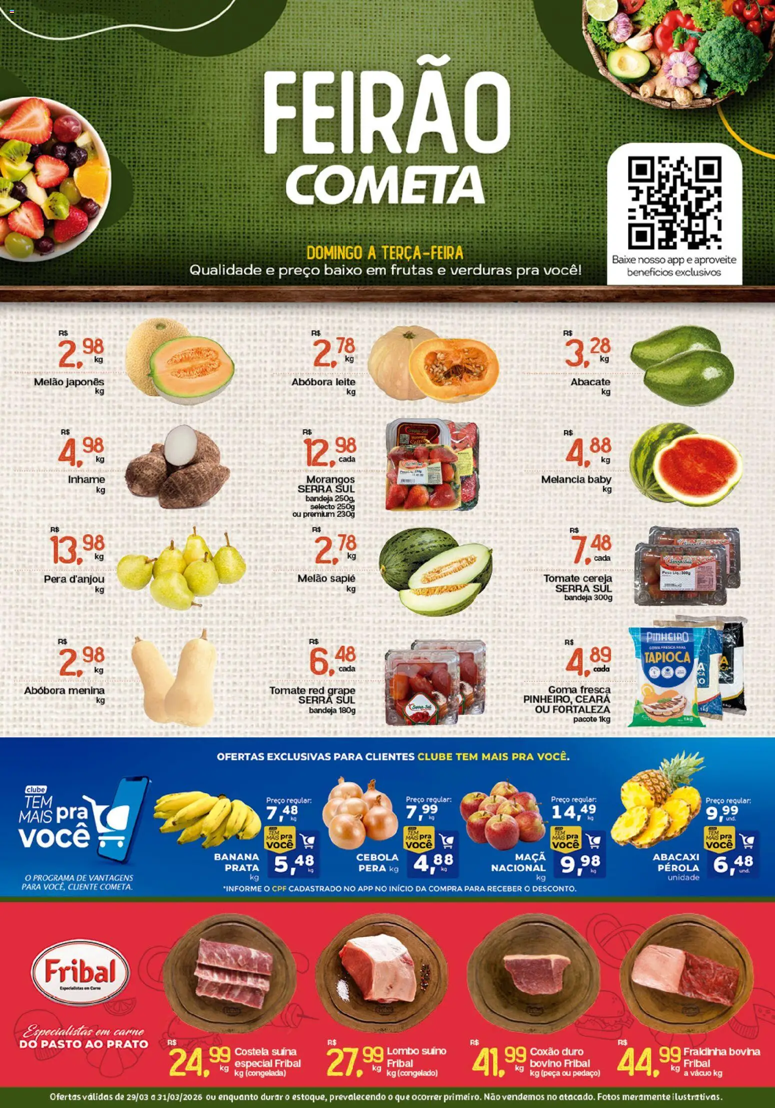 Cometa Supermercados Folheto - válido de 29.03.2026 | Página: 1