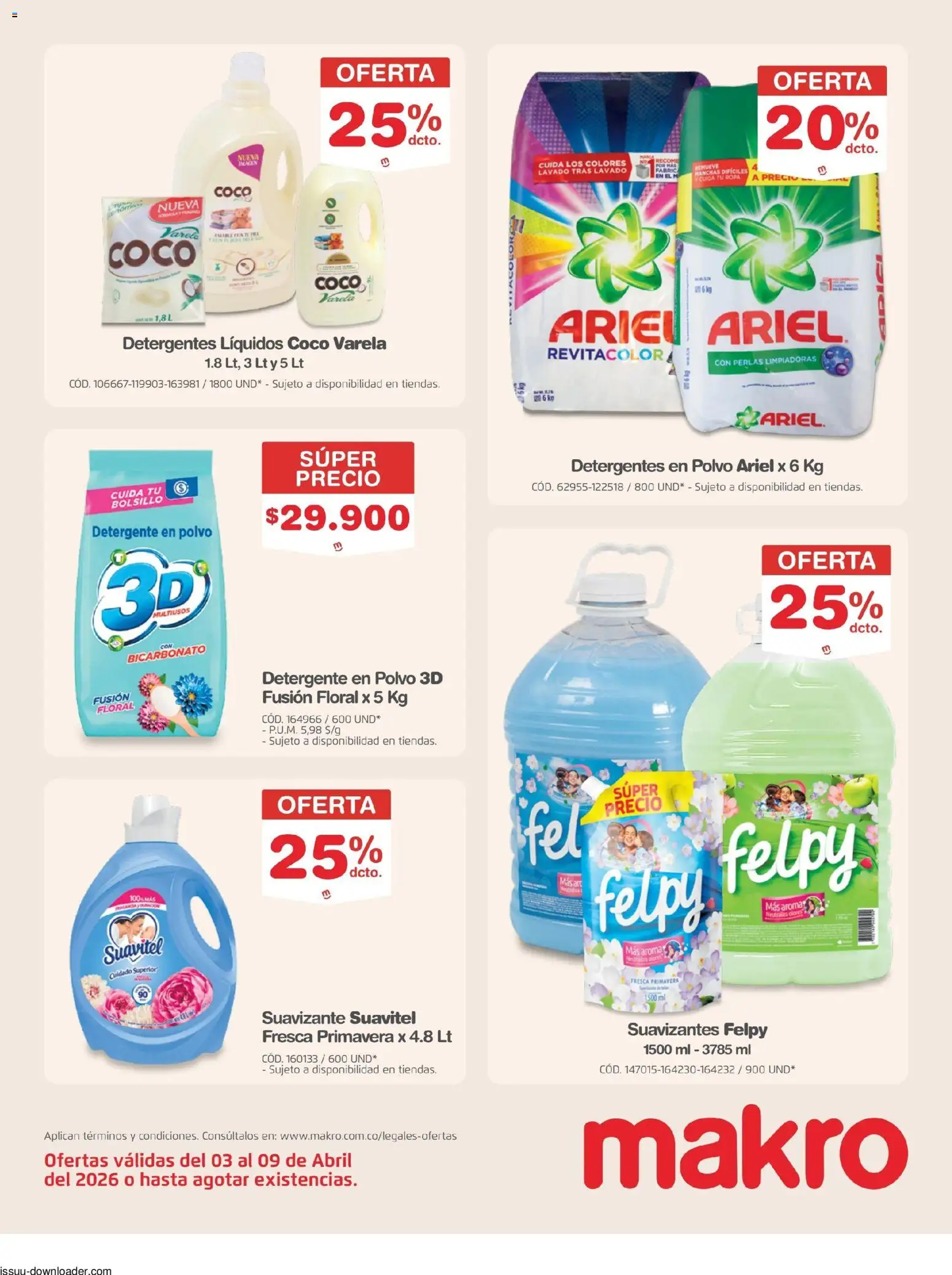 Makro revista - valida desde el 03.04.2026 | Página: 22