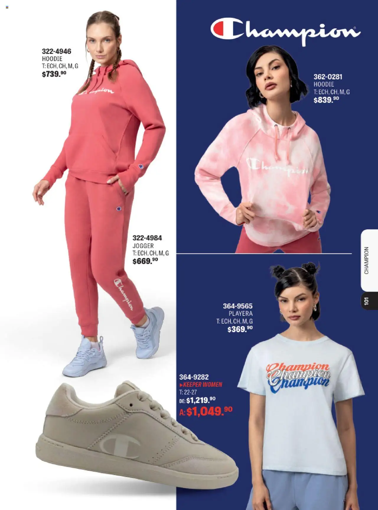 Nuevas ofertas de Andrea válidas en toda la República Mexicana desde el 13.08.2025. ¡Encuentra las mejores ofertas en Andrea - Catálogo Andrea Sport! | Página: 98 | Productos: Playera