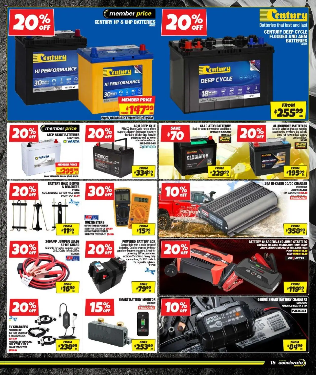 Autobarn catalogue - valid from 01.10.2025 | Page: 15 | Products: Battery, Monitor, Cable, Portable