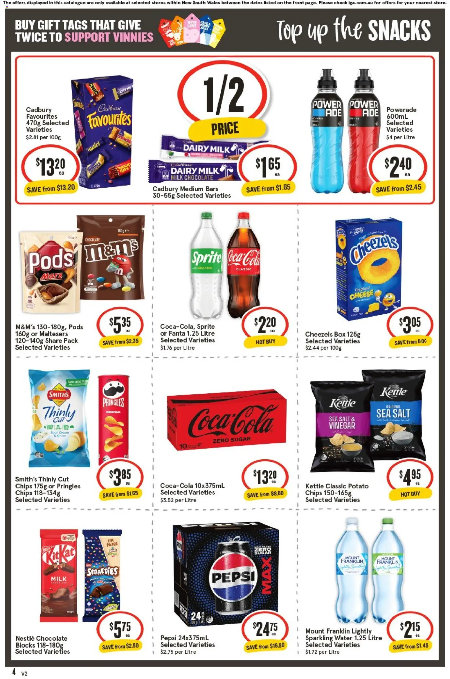 IGA catalogue - valid from 19.11.2025 | Page: 5 | Products: Box, Milk, Cream, Kettle