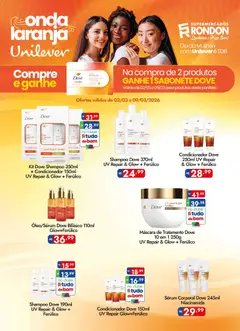 Supermercados Rondon ofertas Unilever - Pré-Visualização do folheto da loja Supermercados Rondon, válido de 02.03.2026