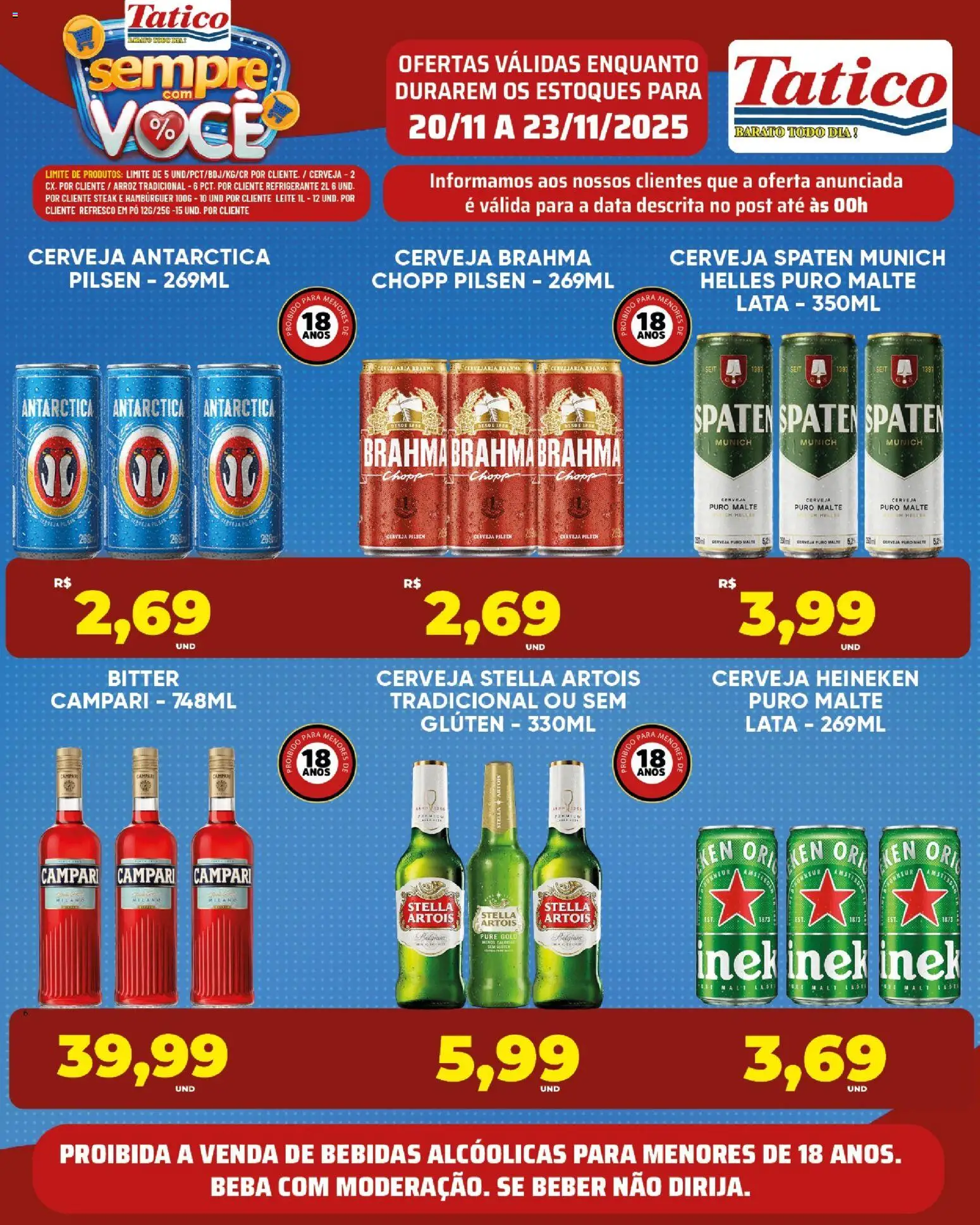 Tatico Folheto - válido de 21.11.2025 | Página: 22 | Produtos: Refresco, Arroz, Refrigerante, Campari