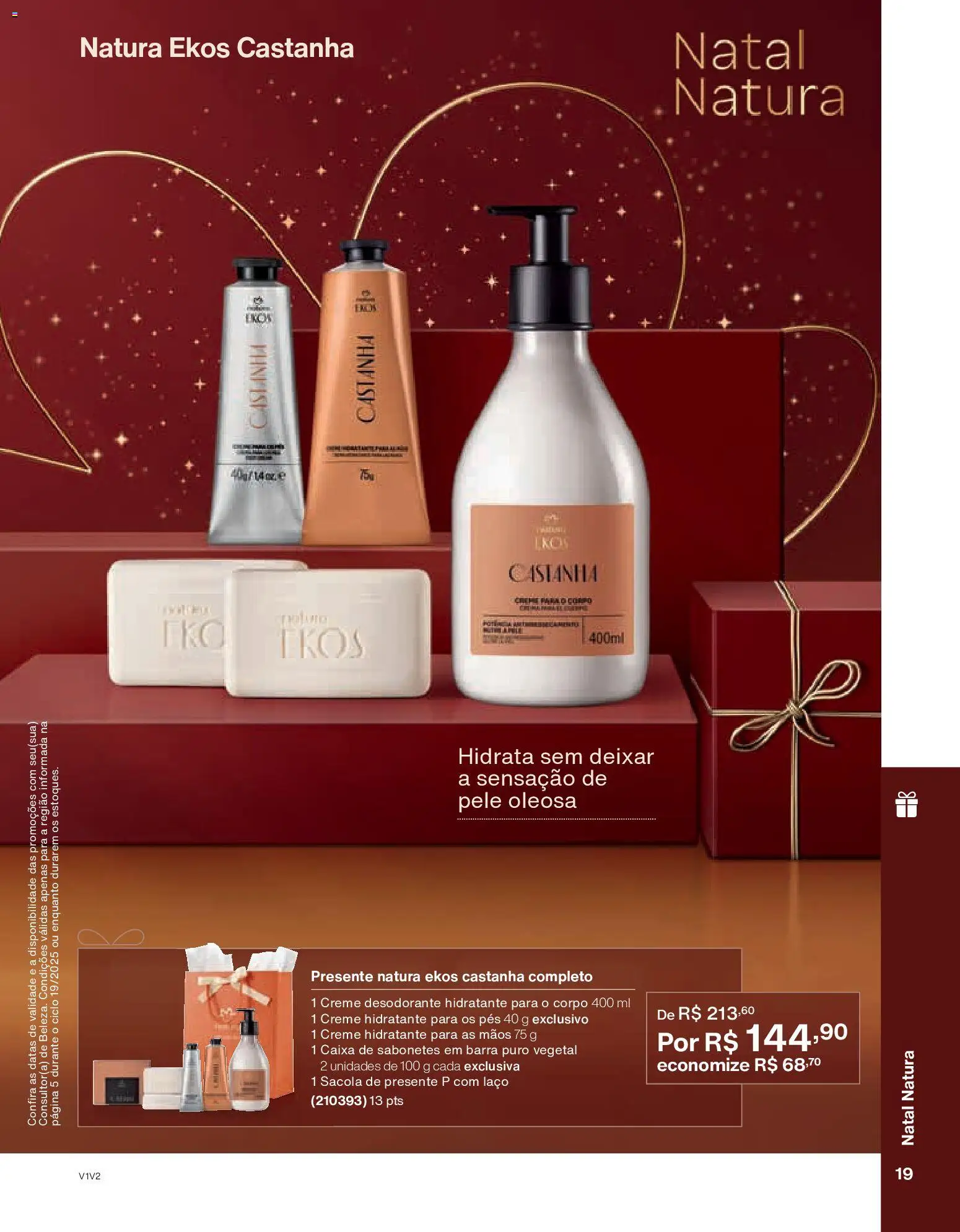 Natura Folheto - válido de 26.11.2025 | Página: 19 | Produtos: Desodorante, Caixa, Creme