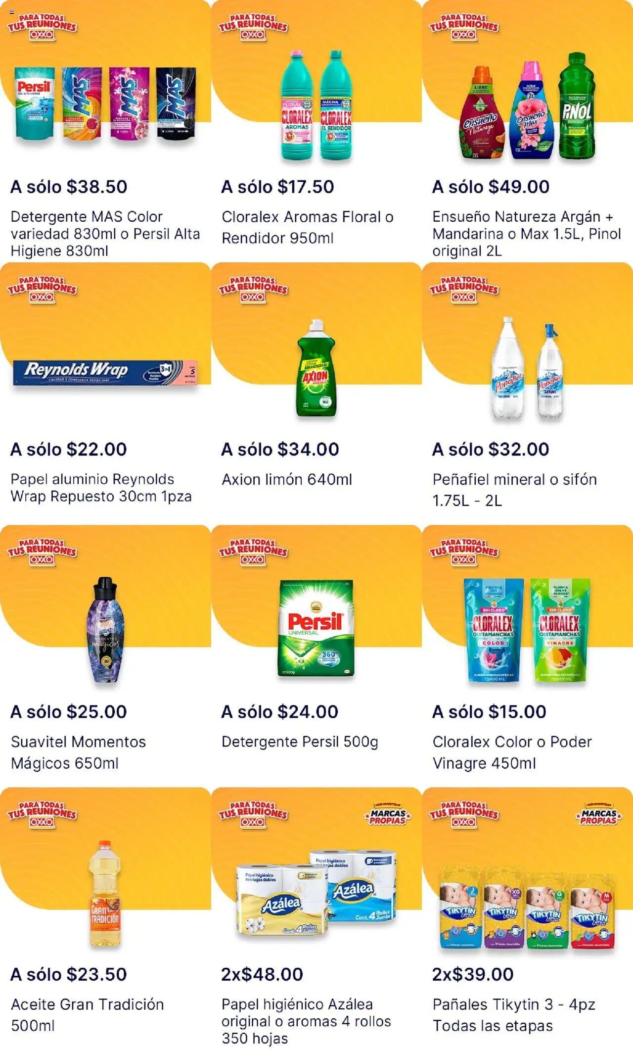 Nuevas ofertas de OXXO válidas en toda la República Mexicana desde el 26.09.2025. ¡Encuentra las mejores ofertas en OXXO - Folleto! | Página: 6 | Productos: Quitamanchas, Vinagre, Limón, Papel higiénico